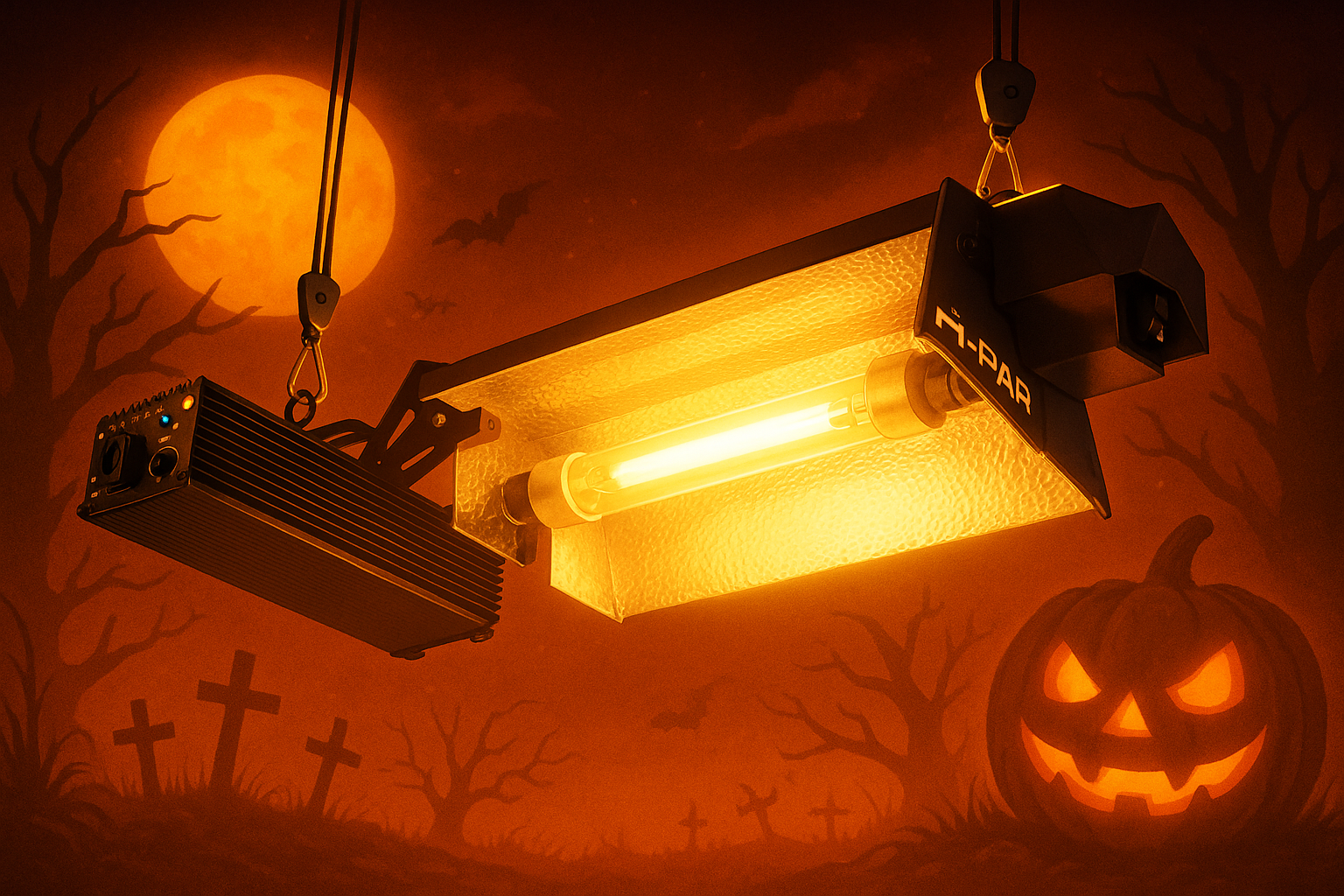 HI-PAR 600w Dynamic DE Control Kit – The Ultimate HID Lighting Solution for Growers