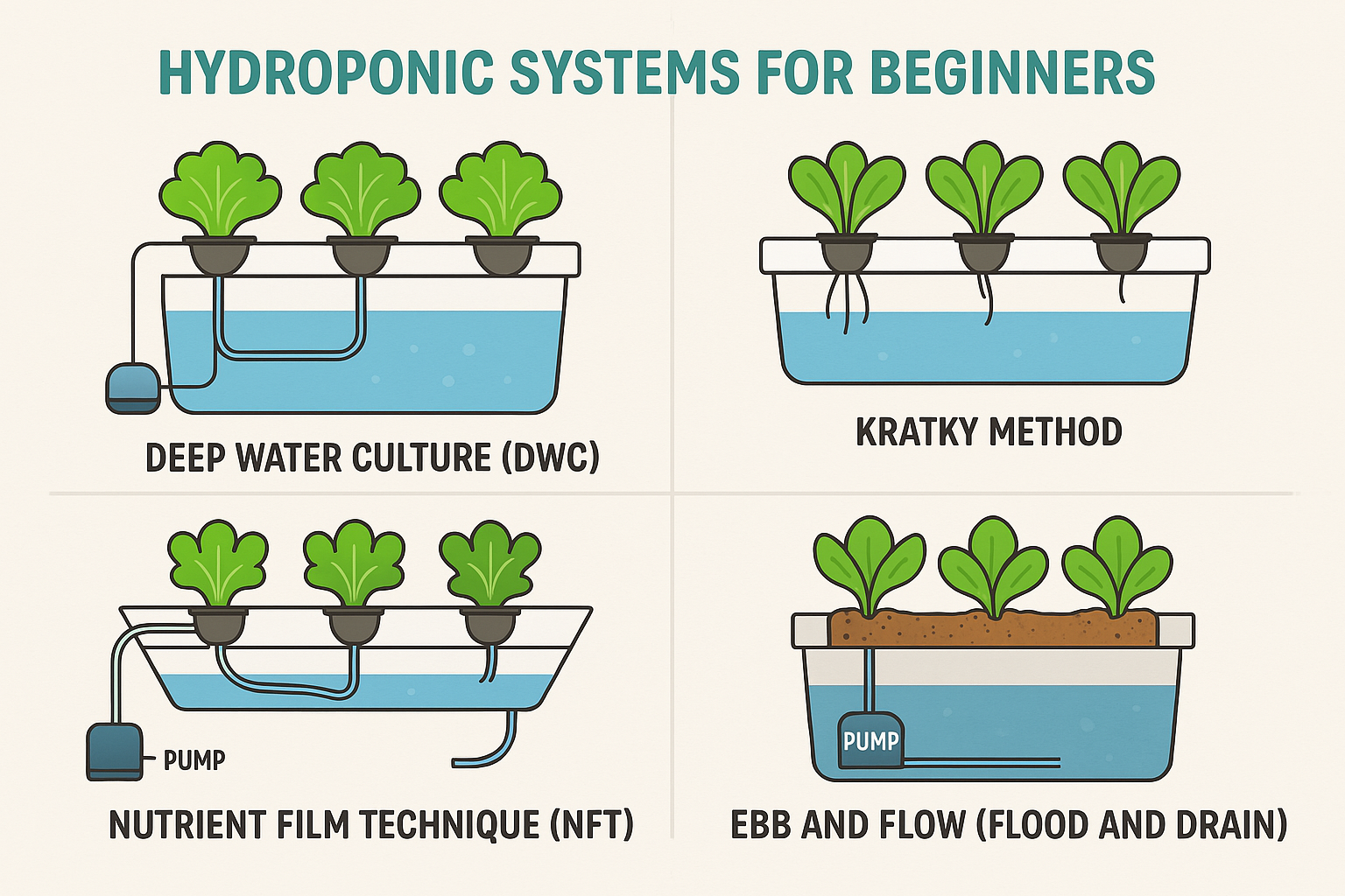 The Most Popular Hydroponic Systems for Beginners
