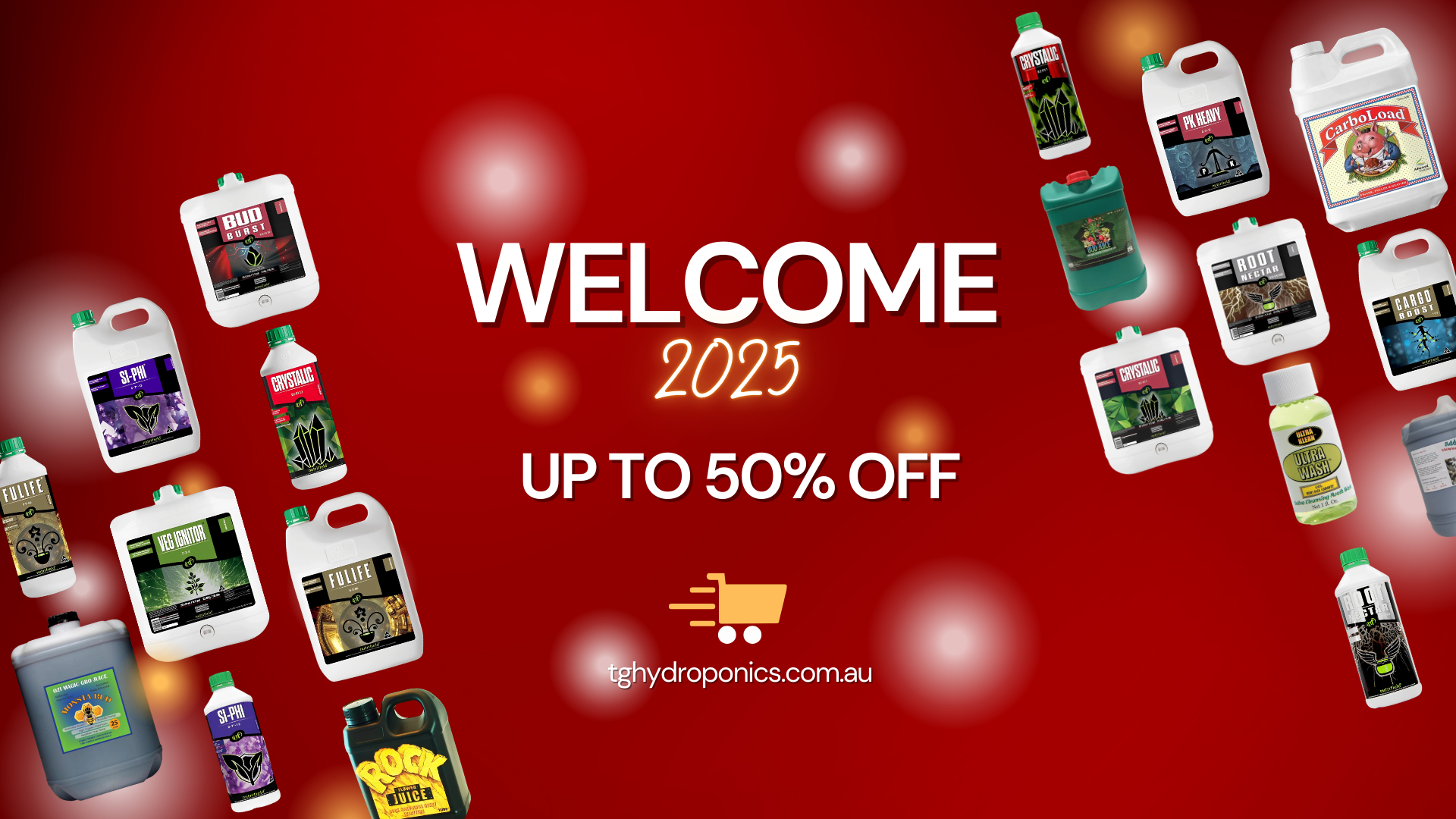 Happy New Year 2025: TG Hydroponics sale up to 50% off