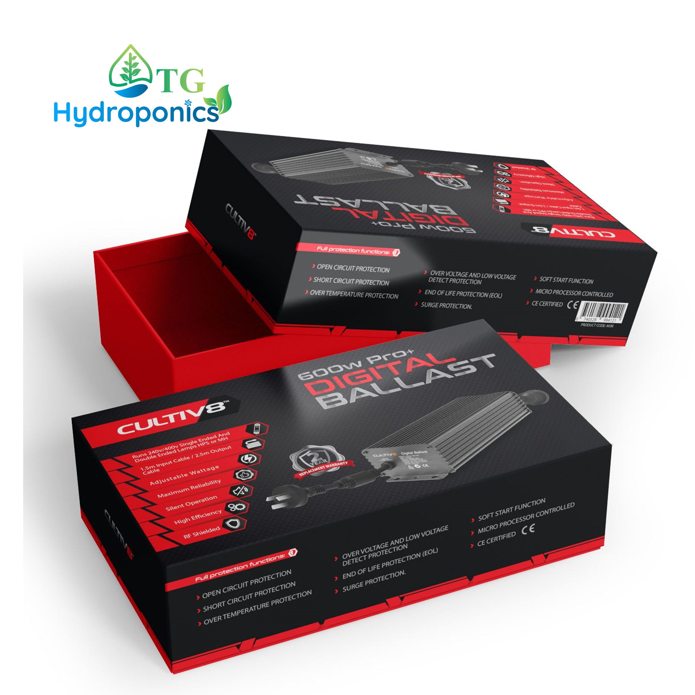 CULTIV8 600W 240V Premium Digital Ballast