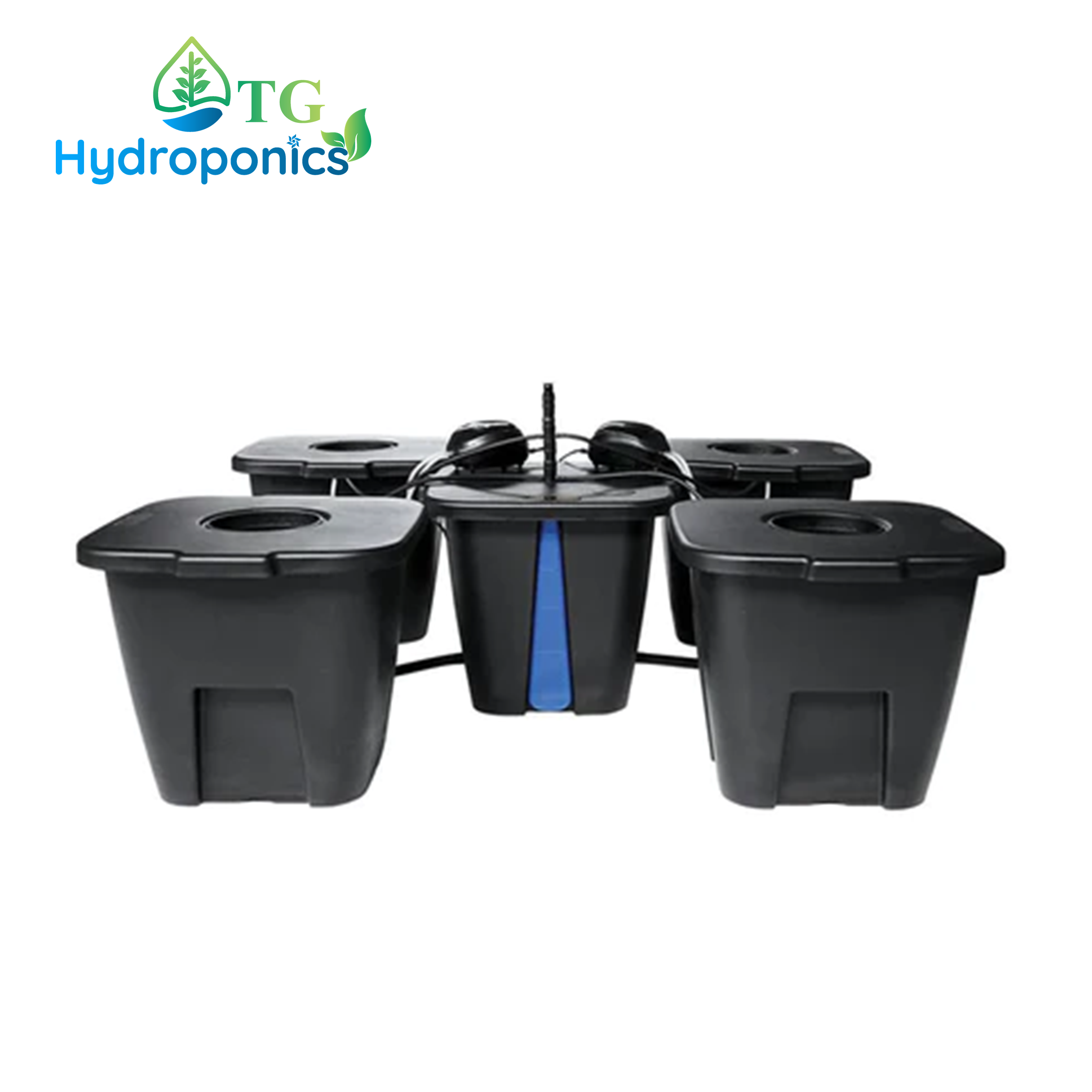 Aeros 4 Master System DWC 4 x 15L Pot System includes Water and Air Pumps