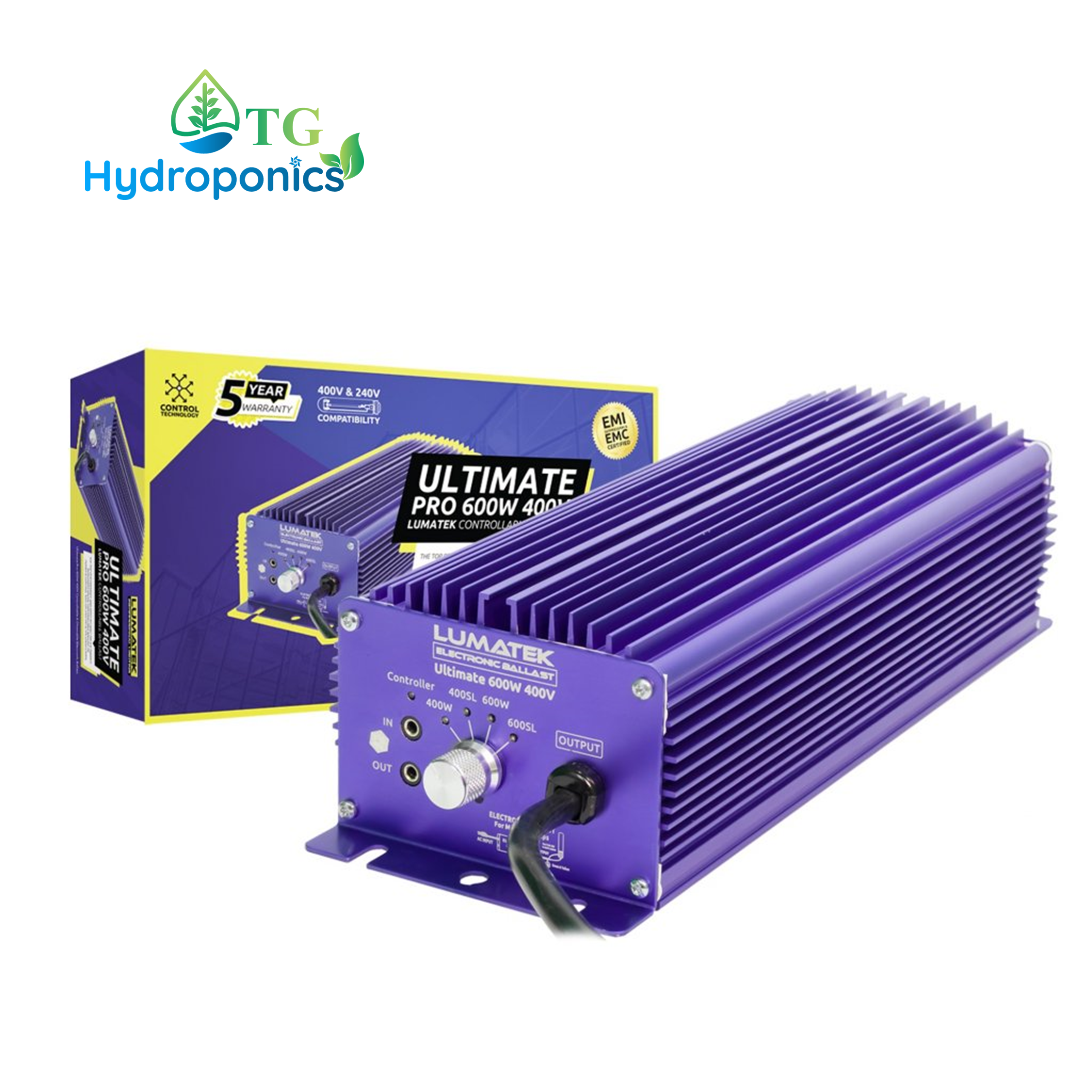 Lumatek 600 watt 400V Controllable & Dimmable Ballast