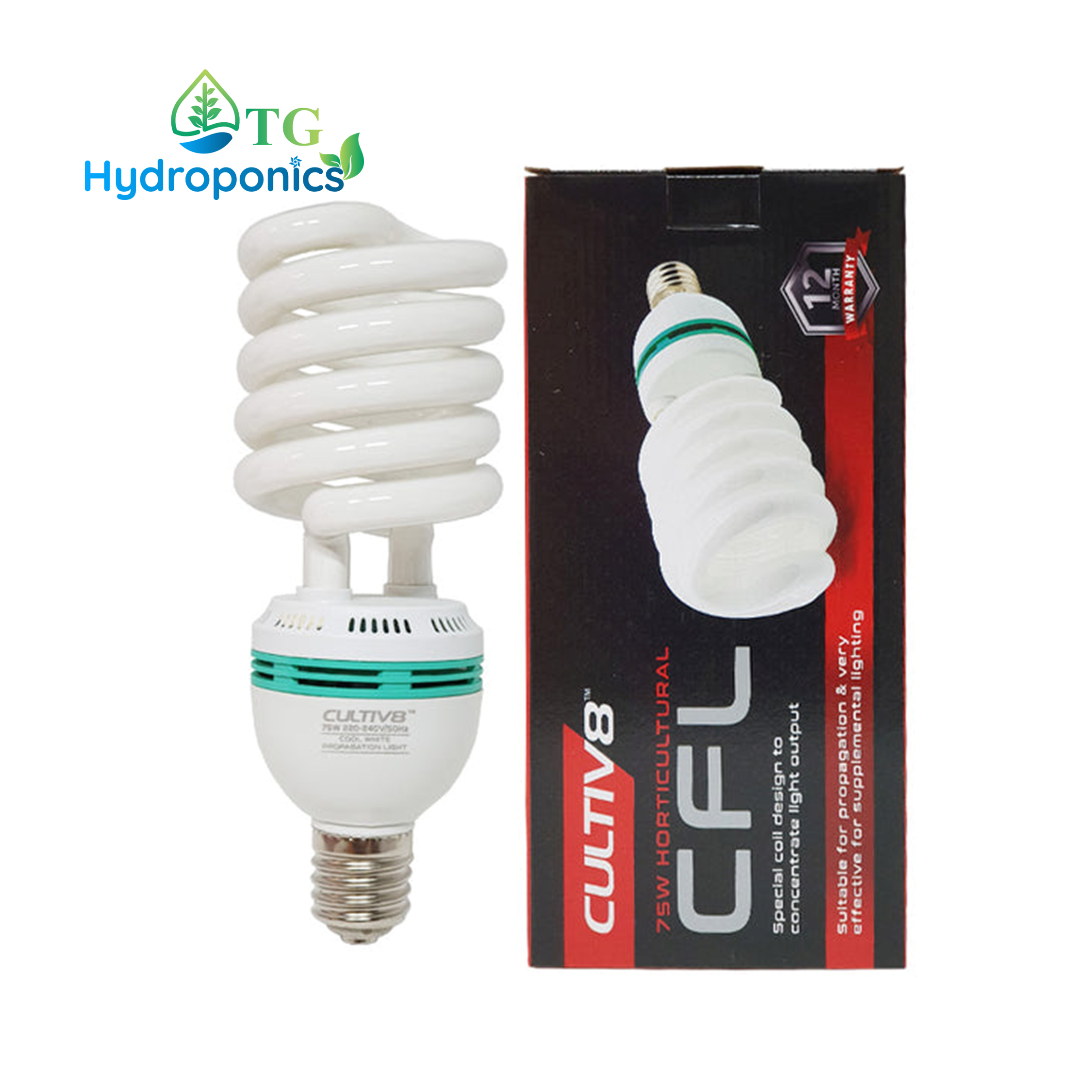 Cultiv8 6400K 75w CFL Lamp