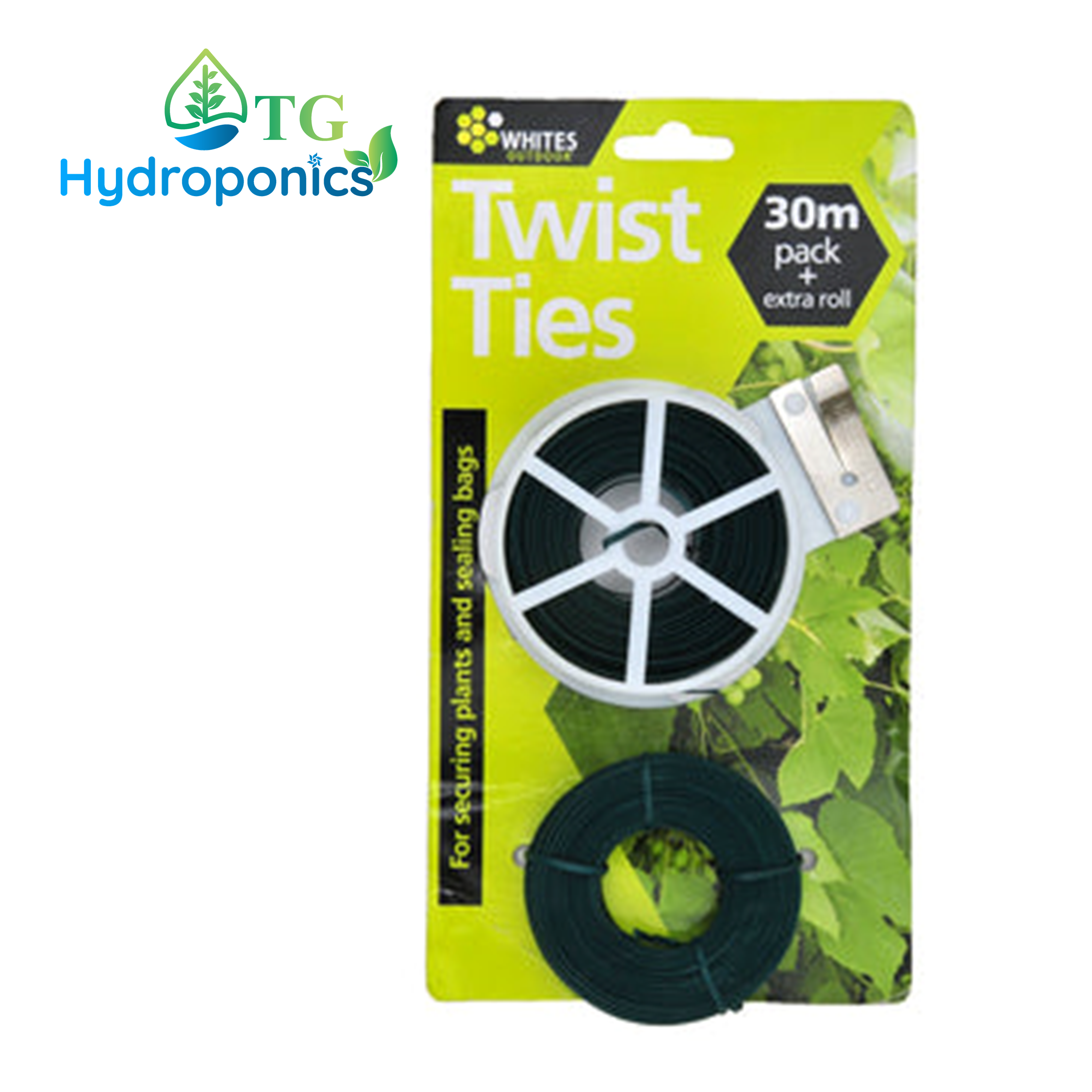 Whites 30m PVC Twist Tie