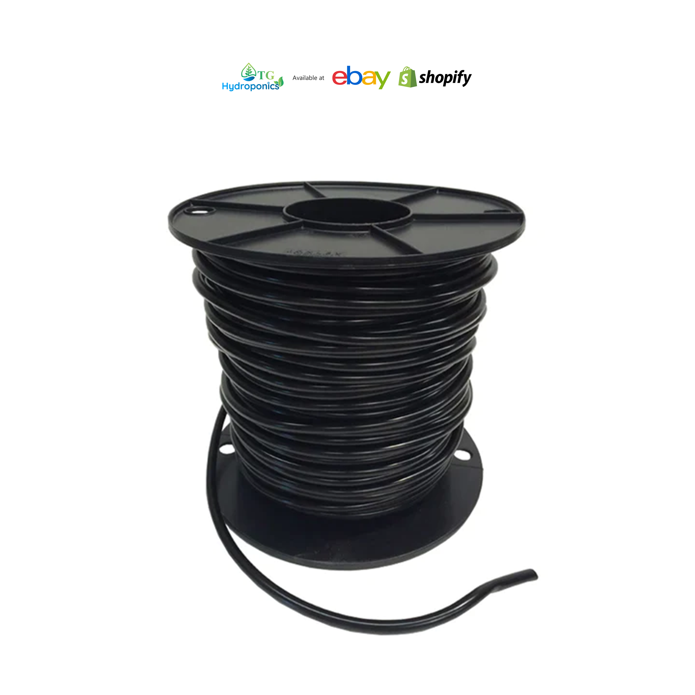 6mm Vinyl Tubing Black