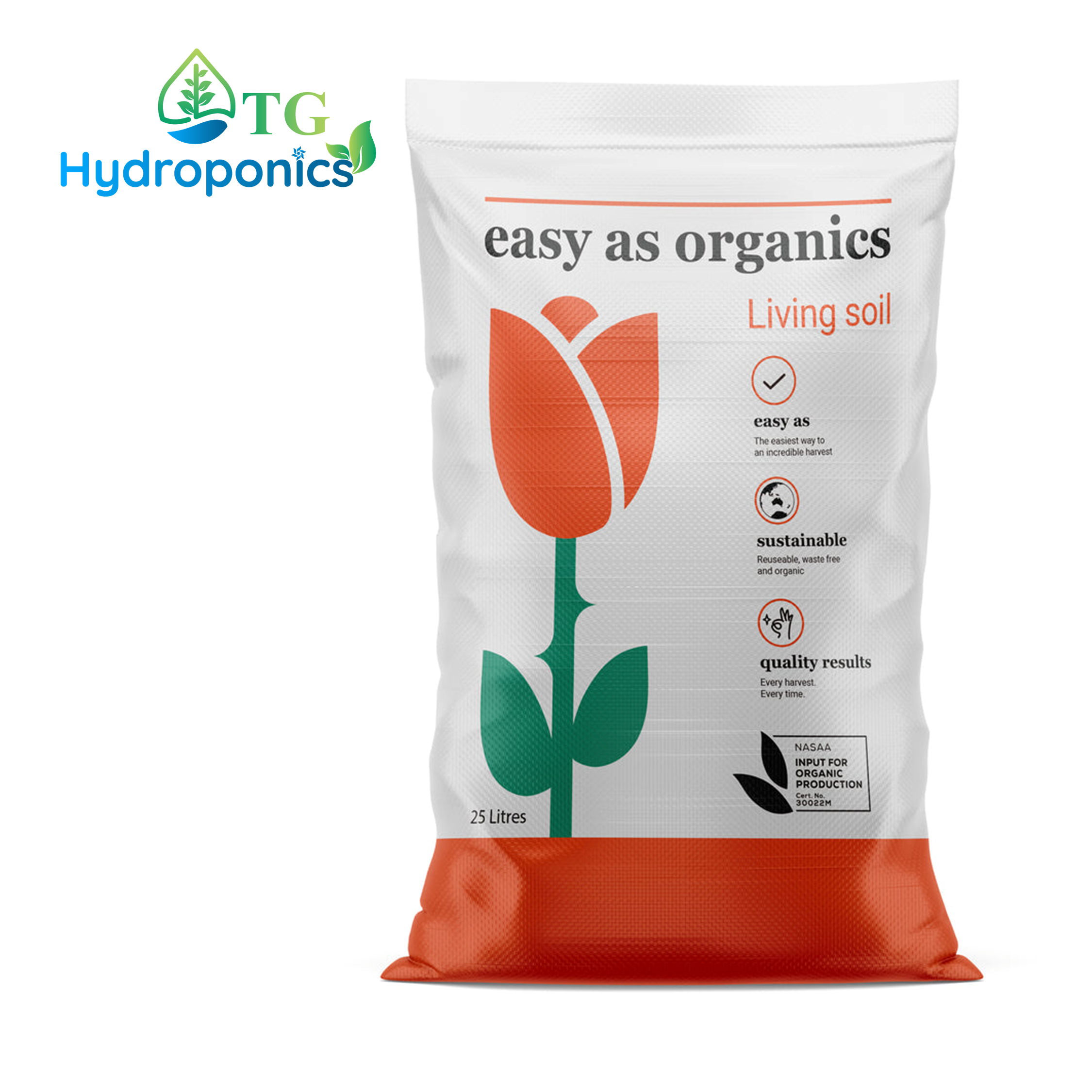 Easy as Organic Living Soil 25L