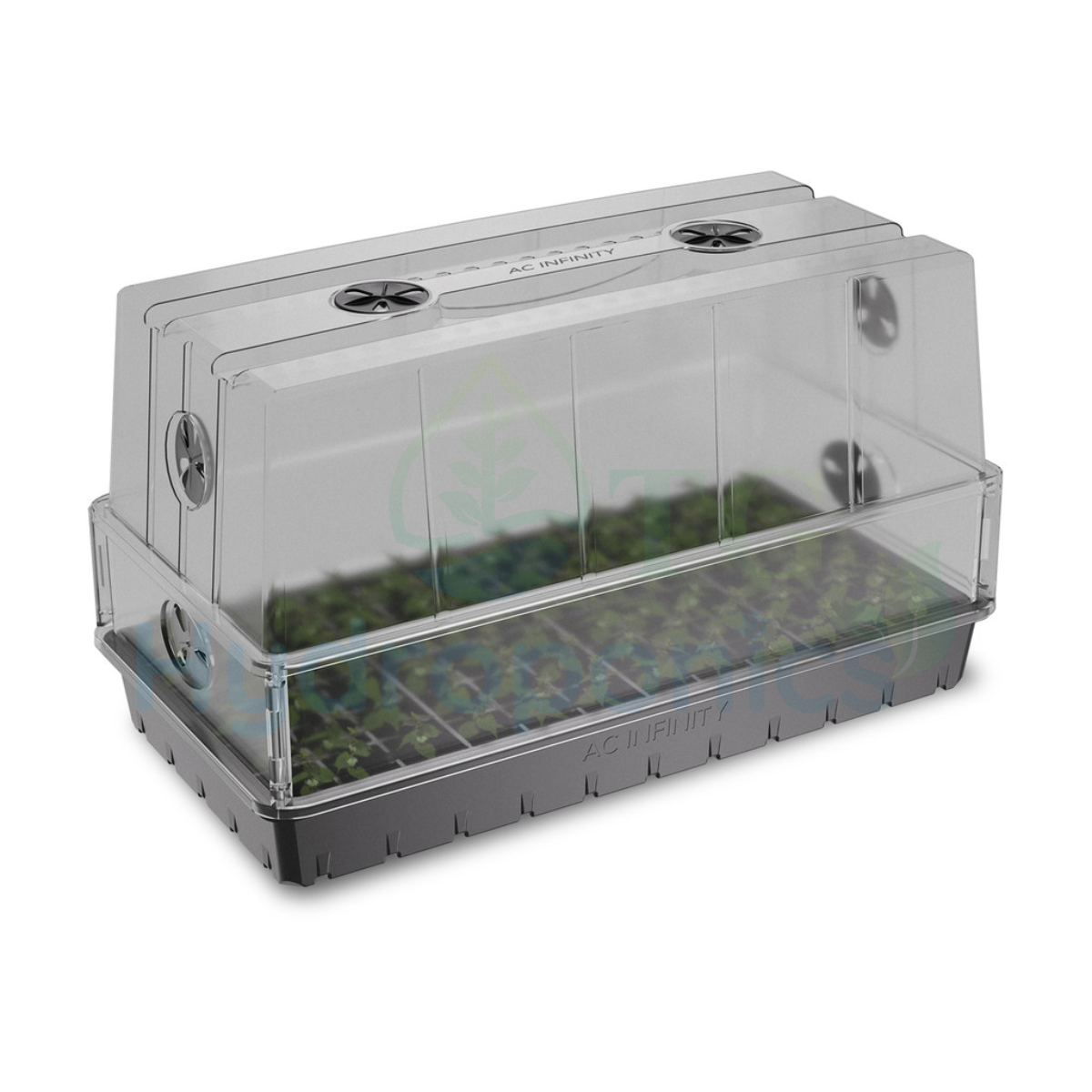 AC Infinity Humidity Dome XL Propagation Kit, 6x12 Cell Tray with Height Extension