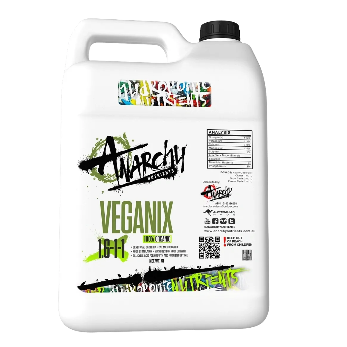 Anarchy Nutrients Veganix