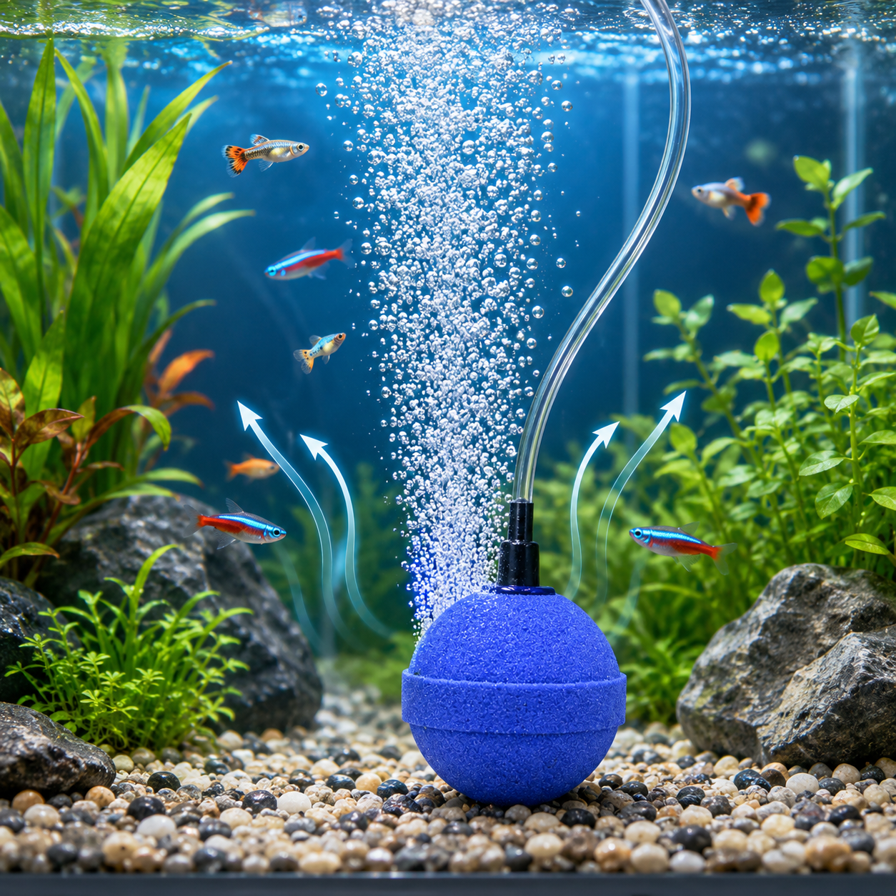 Aqua One Ball Air Stone 5cm - Aquarium Oxygen Bubbler