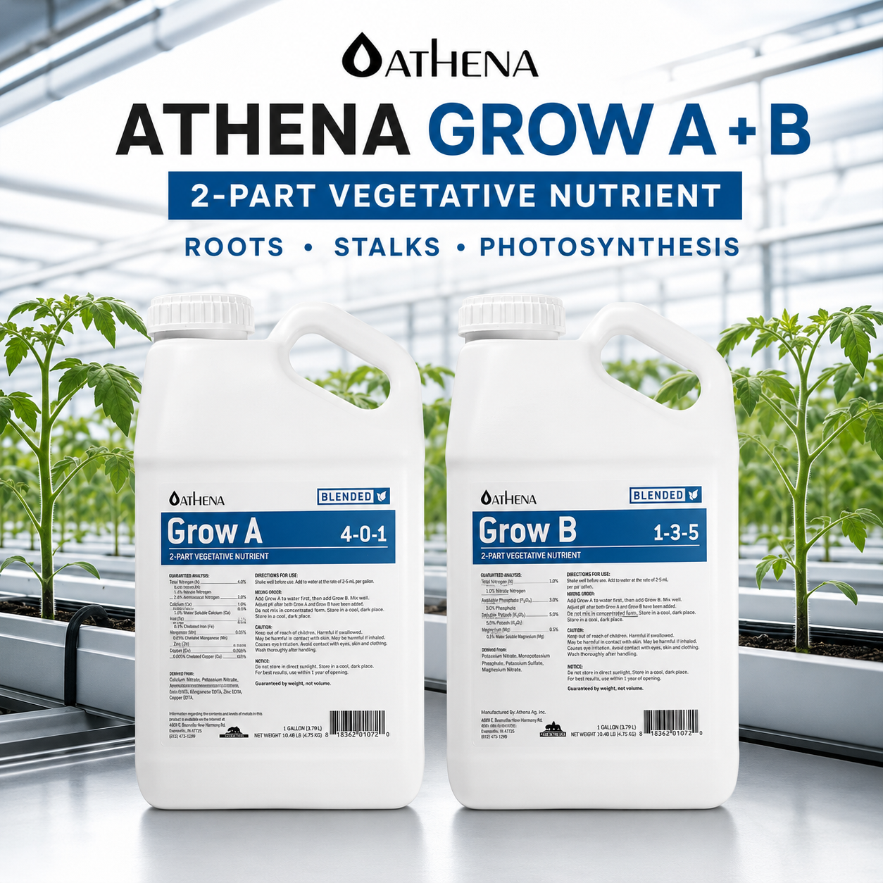 Athena Blended Grow AB Nutrient