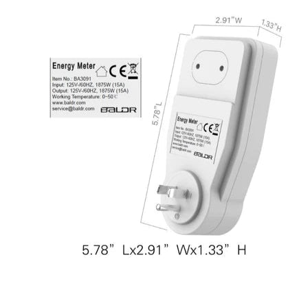 Baldr Power Usage Monitor with Data Backup