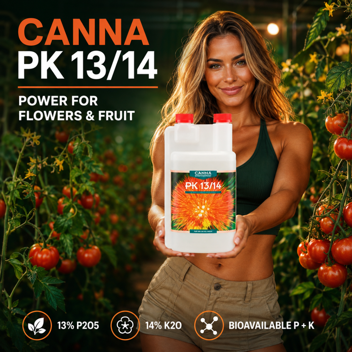 CANNA PK 13/14 | Phosphorus & Potassium Flowering Booster for Hydroponics