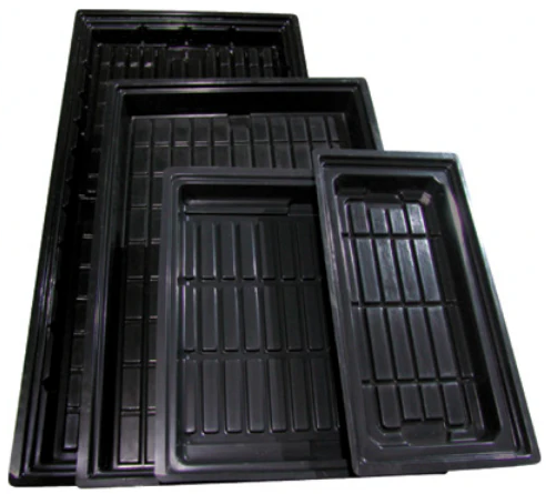 Duralistics Black Flood and Drain Tray