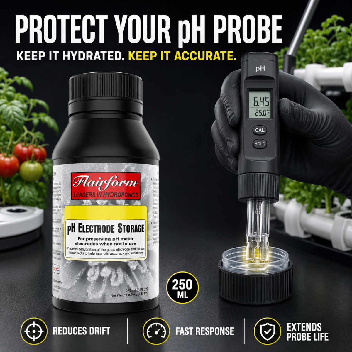 Flairform PH Electrode Storage 250ML