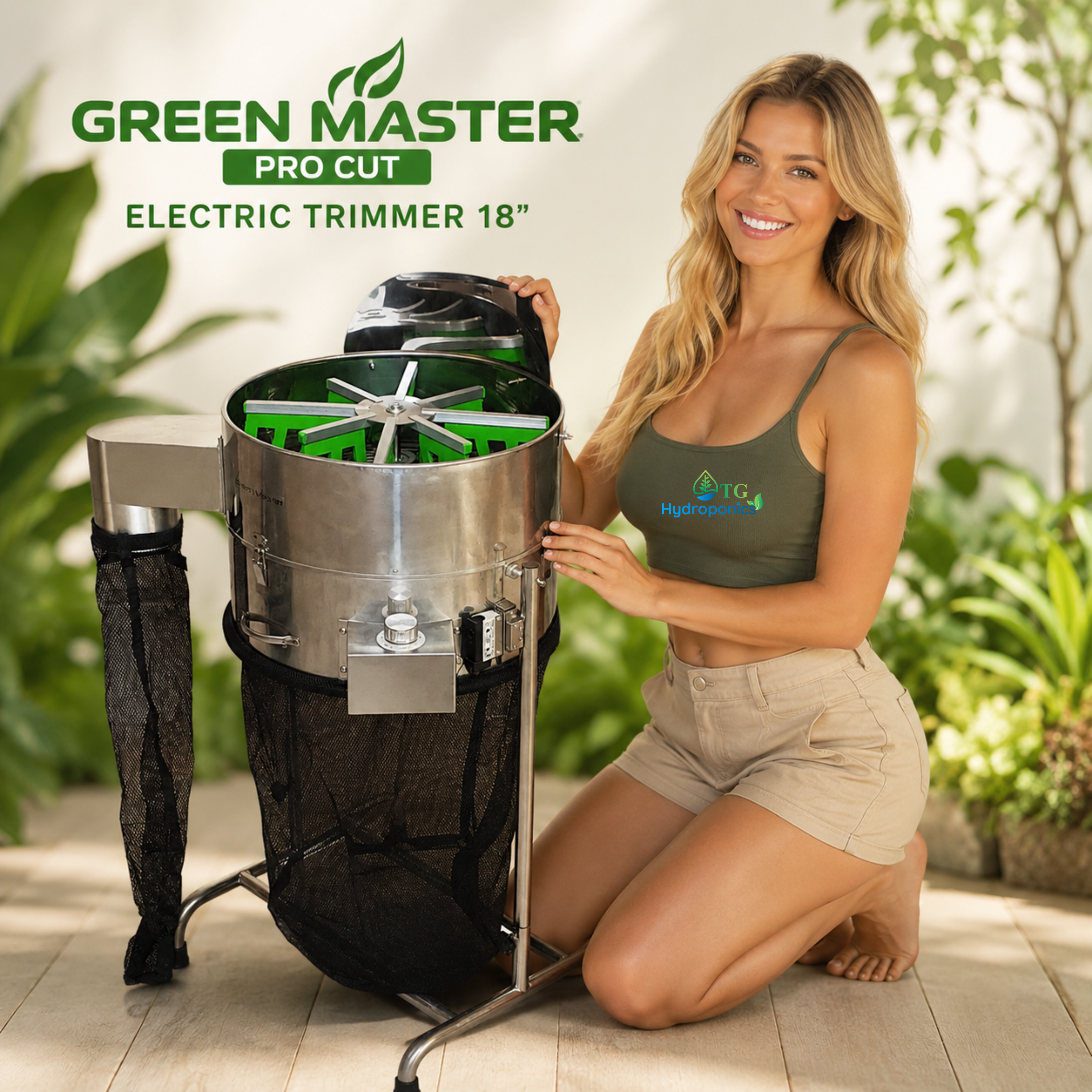 Green Master Pro Cut Electric Trimmer 18"