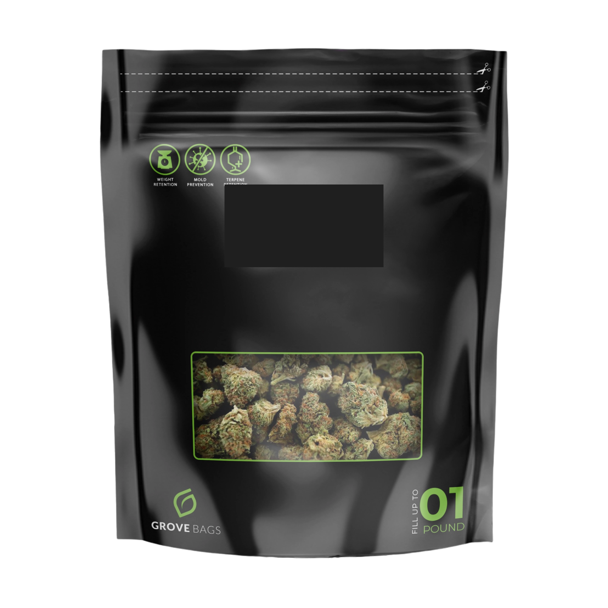 Grove bags Terploc Pouch with Viewing Window