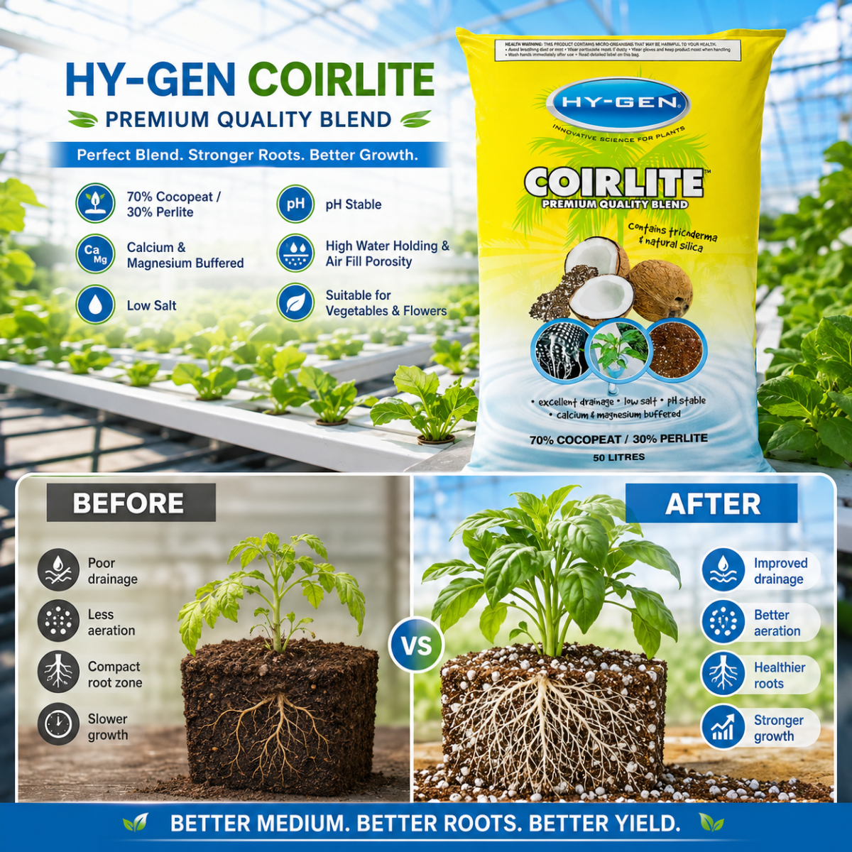 Hy-Gen Coco Coir Lite 50L Bag