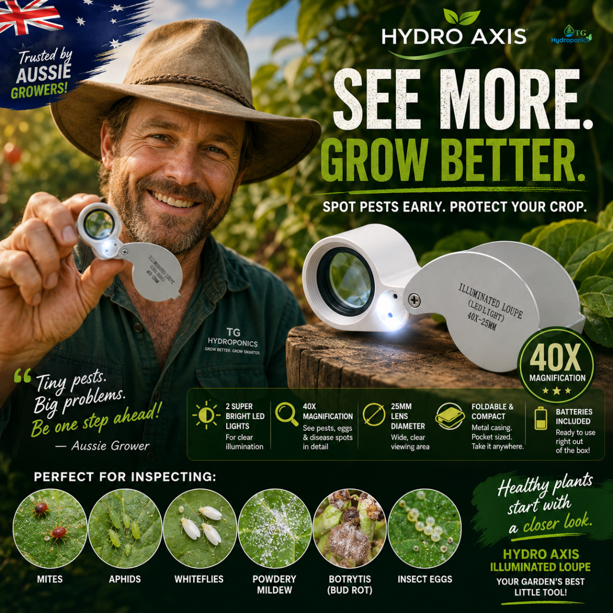 Hydro Axis Magnifying Loupe