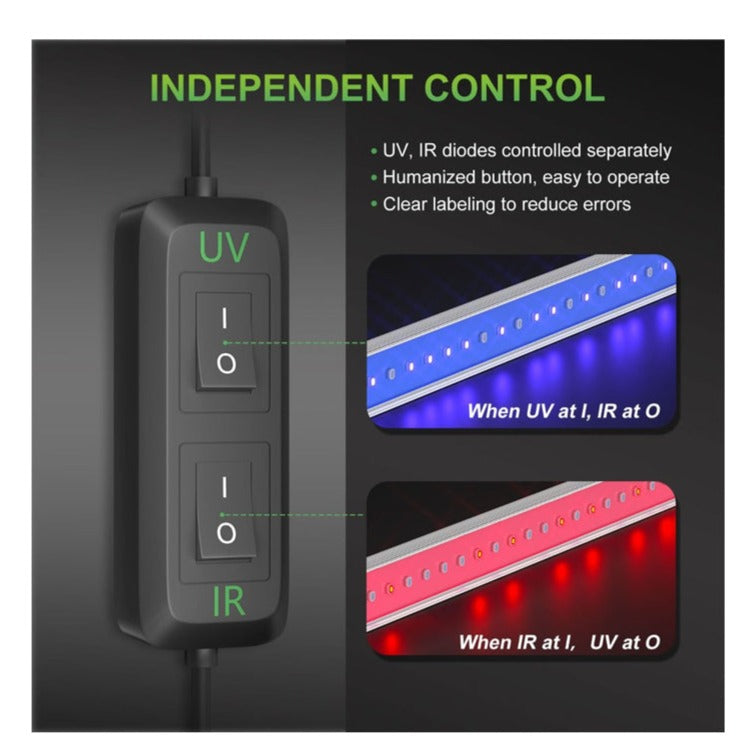 Led Bar Mars Hydro Ir & UV Supplementation Ur45 | True Power 45w | UV-A + UV-B