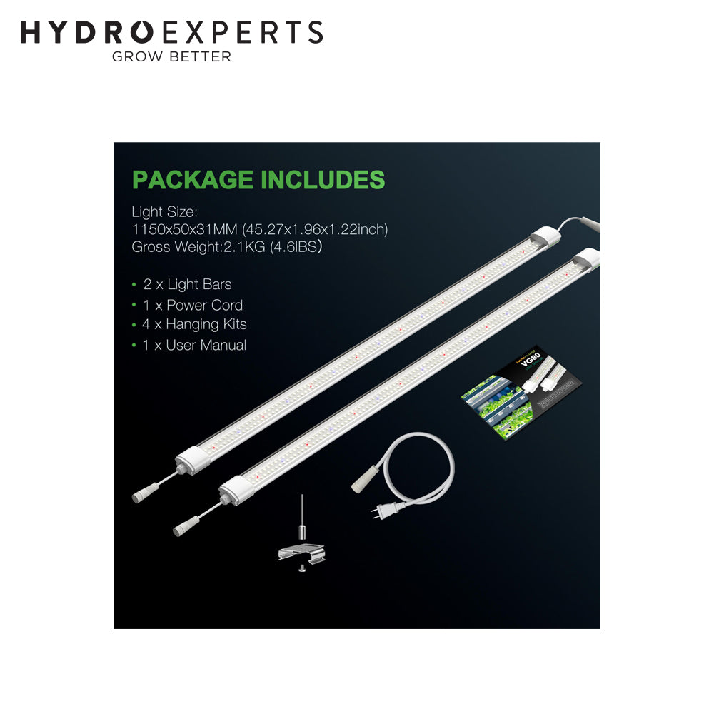 Propagation & Clone LED Bar | Mars Hydro VG80 | 80W | Full Spectrum
