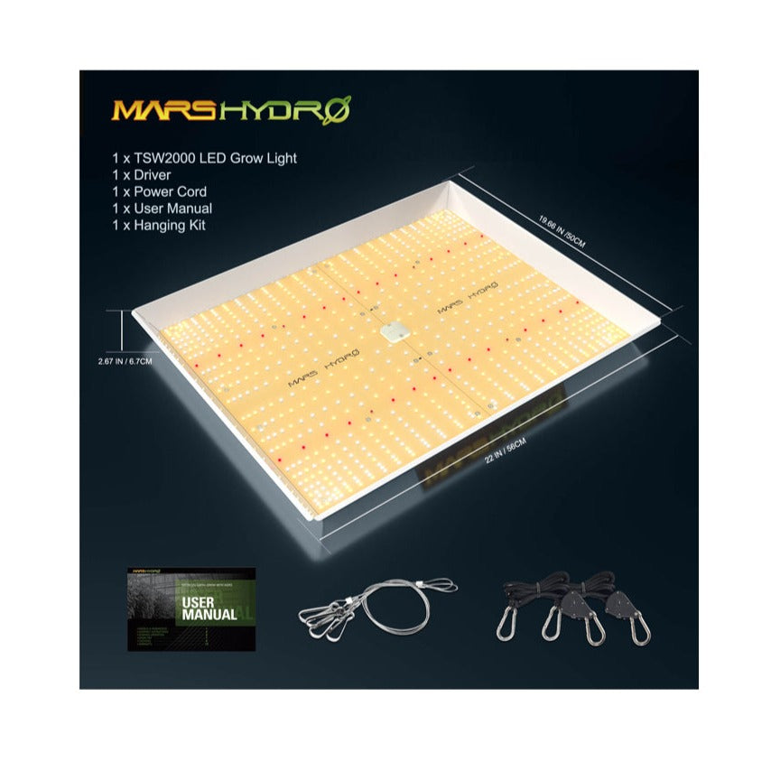 MARS HYDRO QUANTUM Board led grow light - TSW 2000