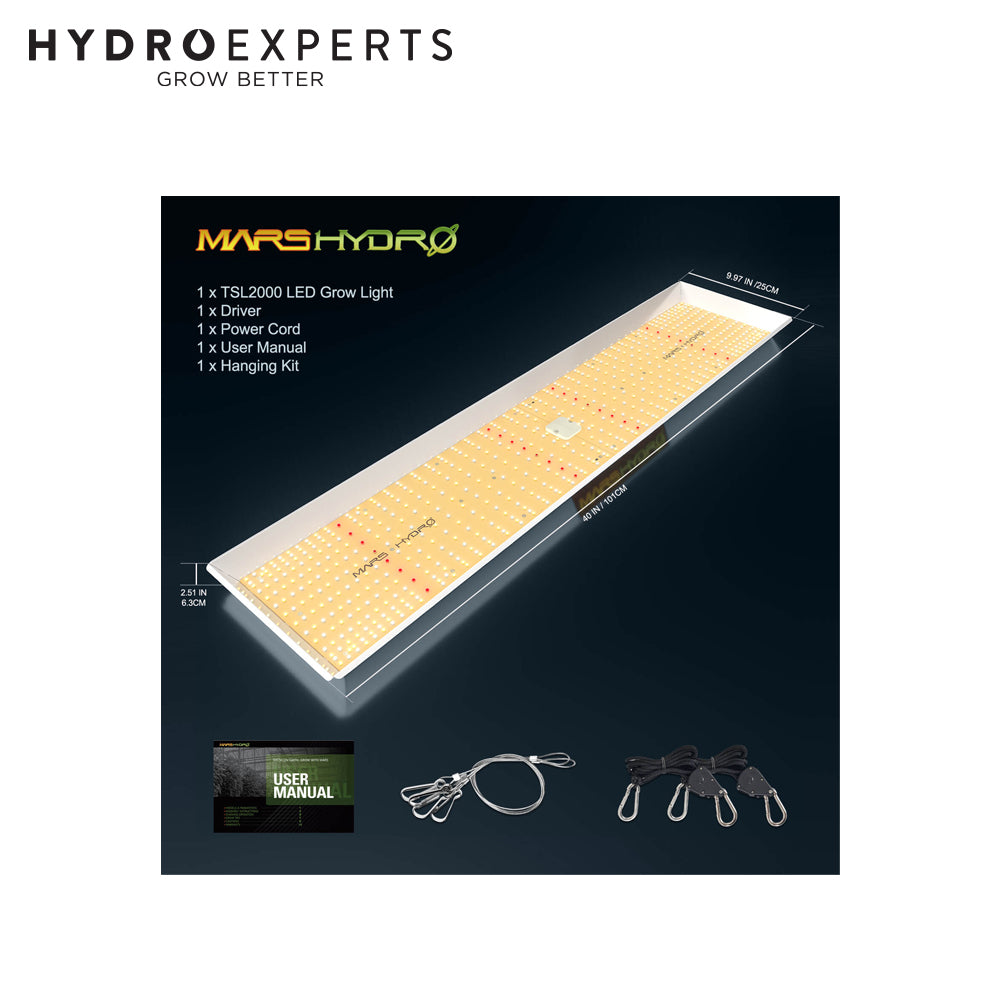 QUANTUM BOARD LED BAR | MARS HYDRO | TSL 2000 | TRUE POWER 300W | FULL SPECTRUM