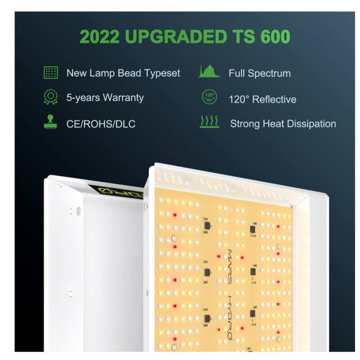 LED Grow Light Mars Hydro - TS 600 | True Power 99W | Full Spectrum