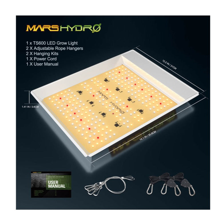 LED GROW LIGHT MARS HYDRO - TS 600 | TRUE POWER 99W | FULL SPECTRUM