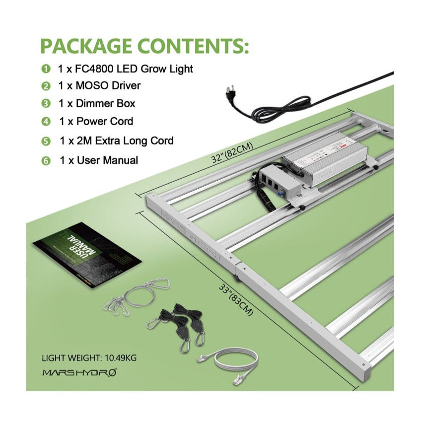 LED Bar Mars Hydro FC 4800 | True Power 480W | Full Spectrum | IP65