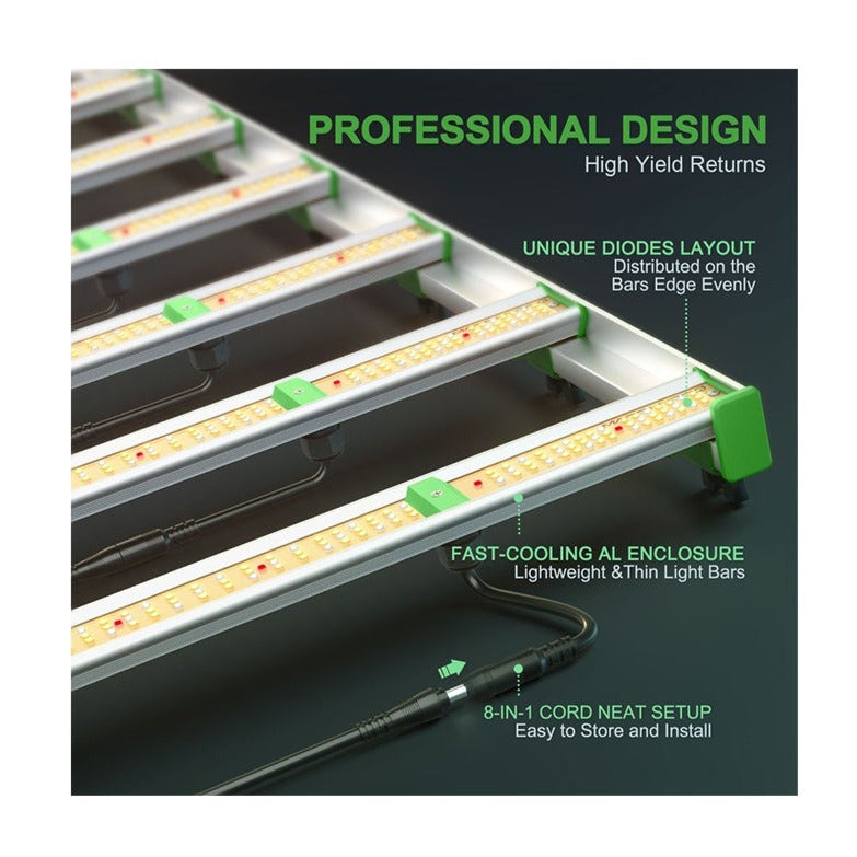 LED BAR MARS HYDRO- FC 8000 | True Power Consumption: 800W | Efficacy: 2.9μmol/J | IP65