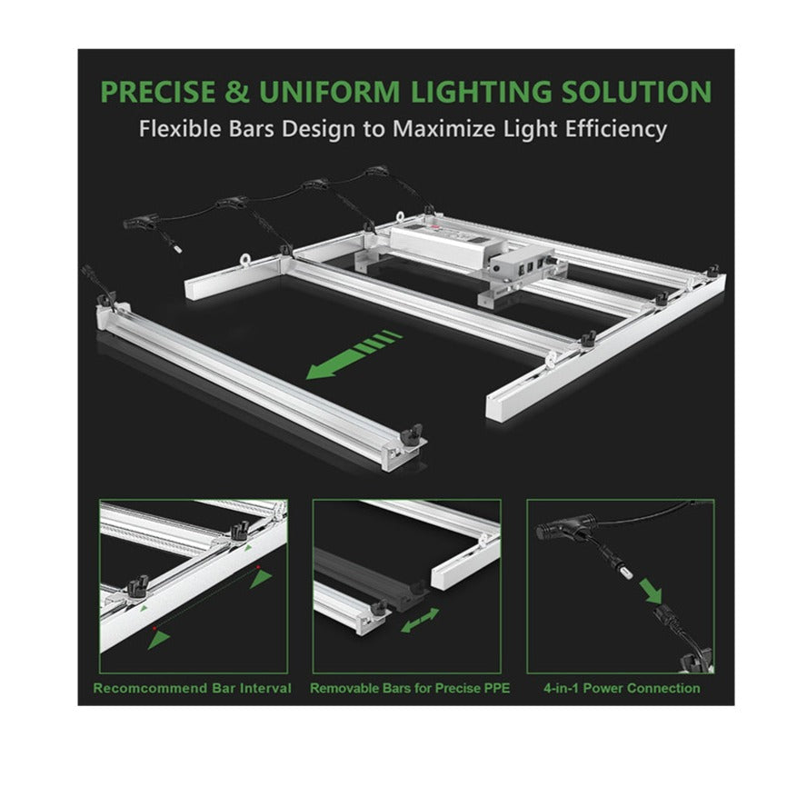 LED Bar Mars Hydro FC-E3000 | True Power 300W | Full Spectrum | IP65