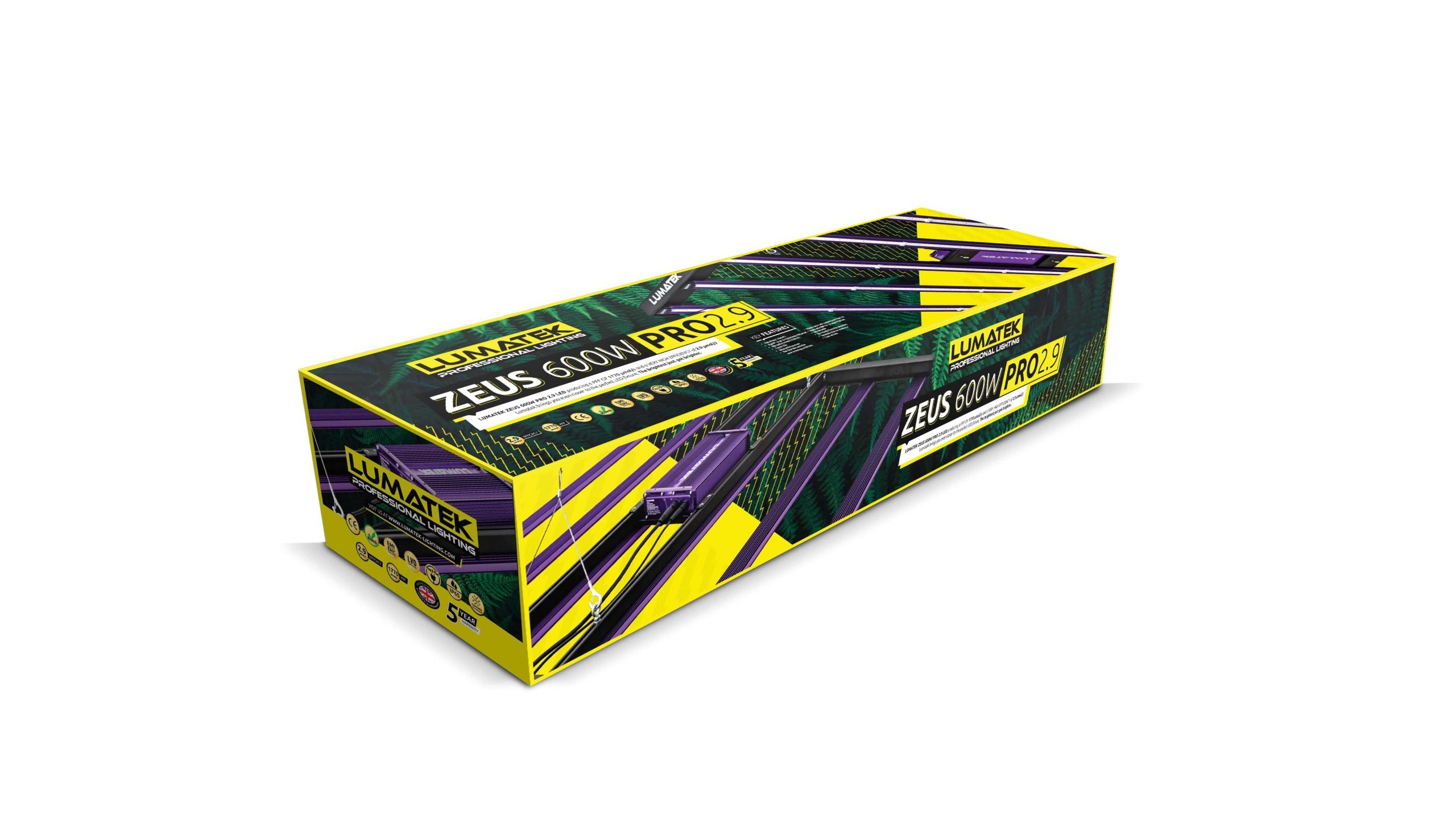 Lumatek Zeus 600w Pro LED 2.9 µmol/J