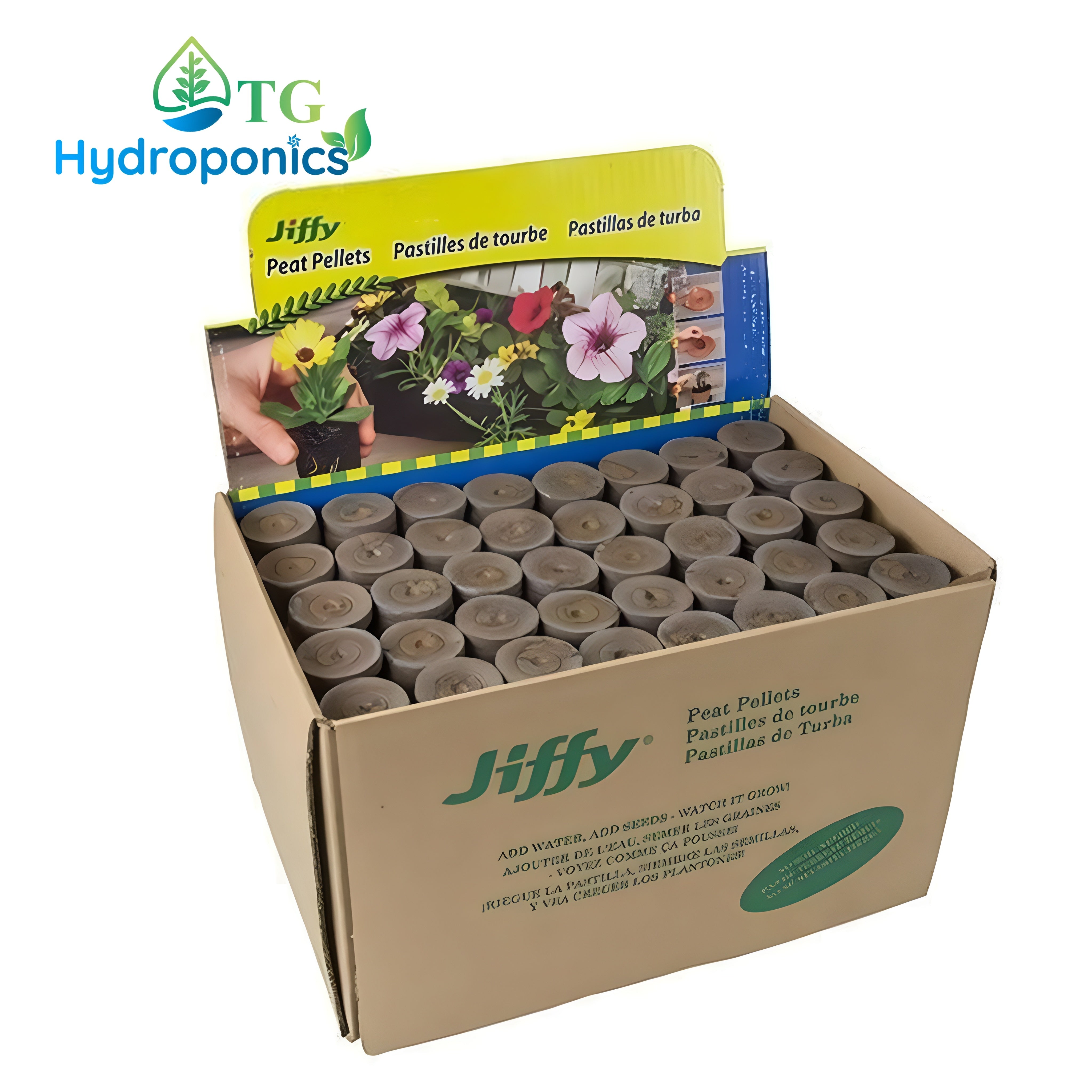 42MM JIFFY COCO COIR PROPAGATION PALLETS - 1000 PCS