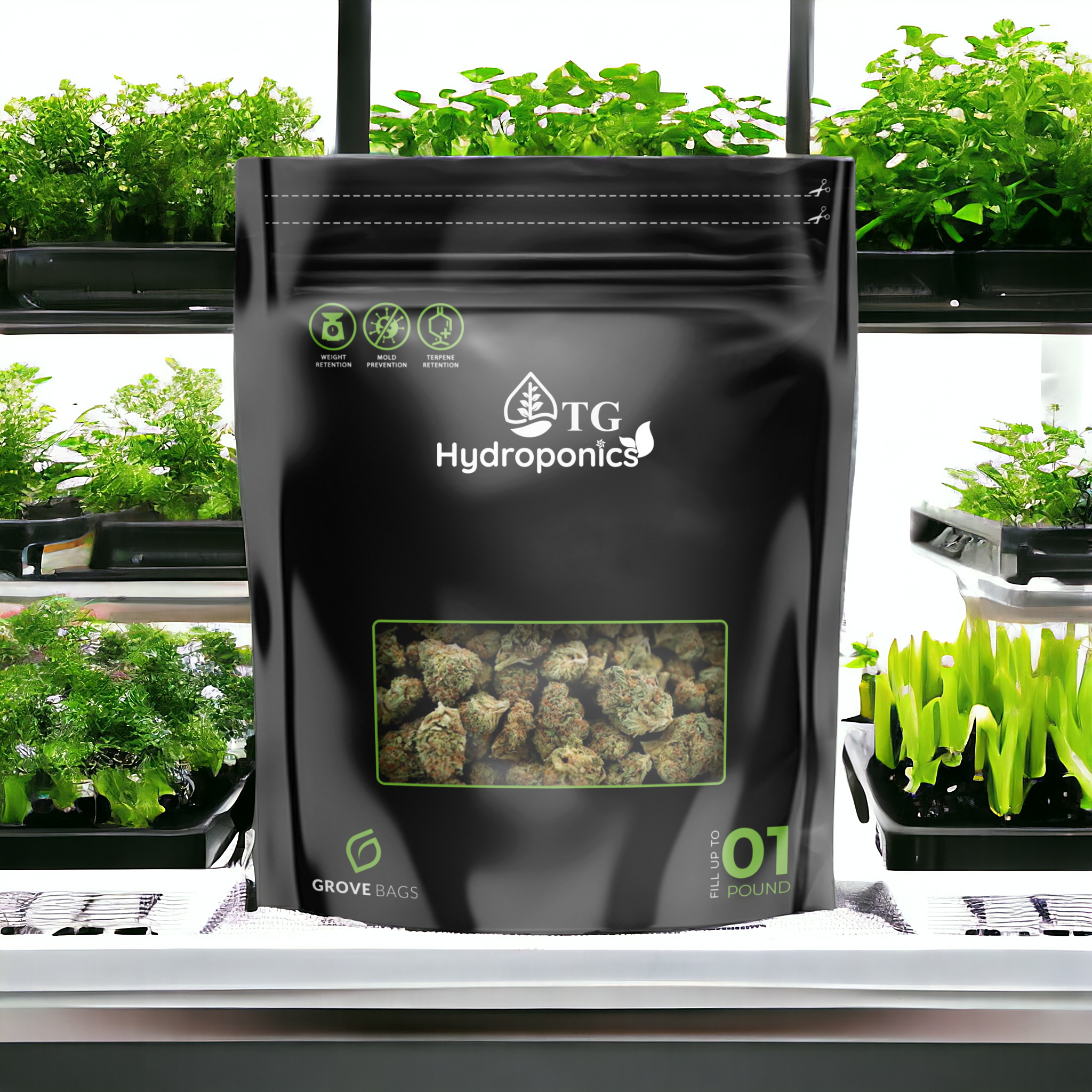 Grove bags Terploc Pouch with Viewing Window