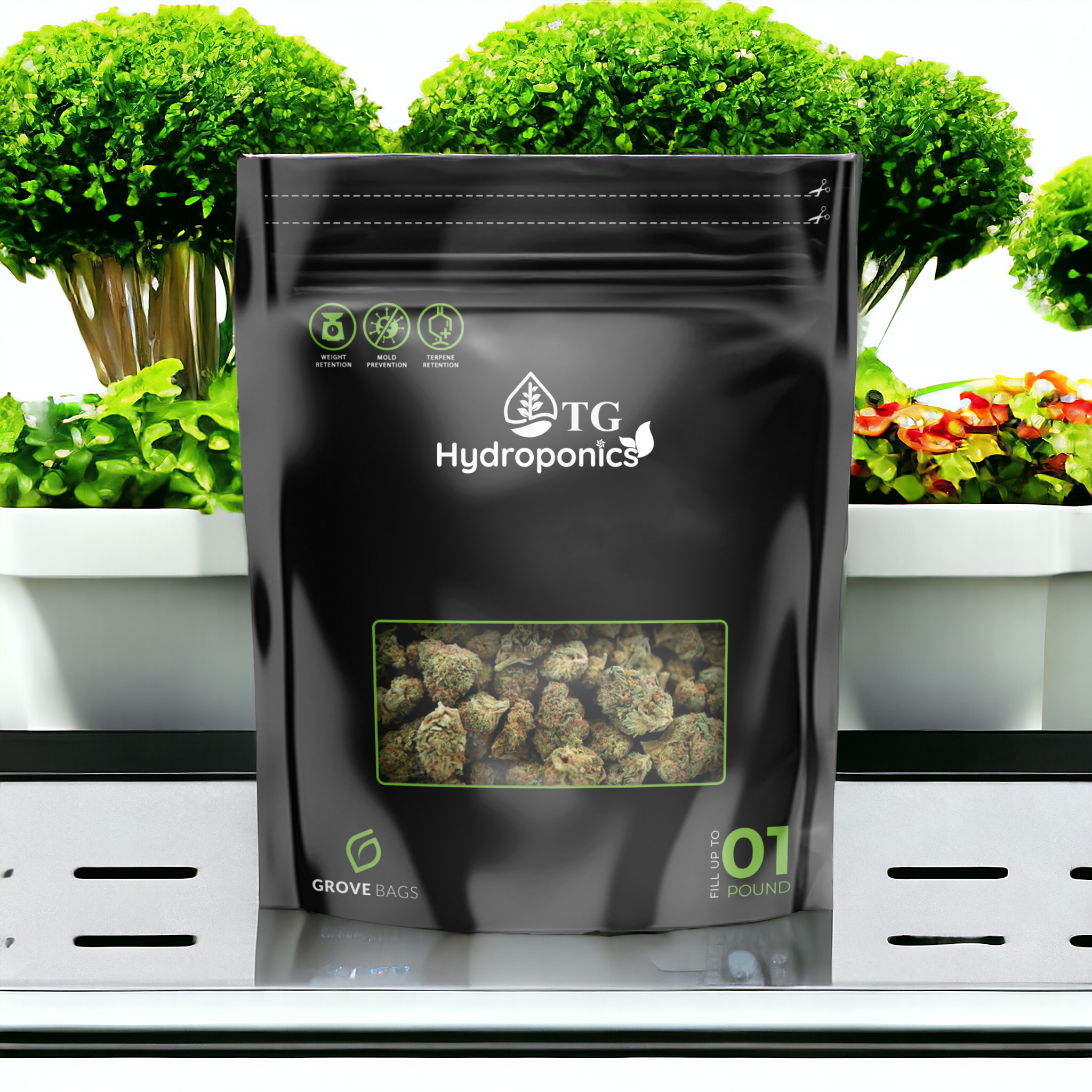 Grove bags Terploc Pouch with Viewing Window