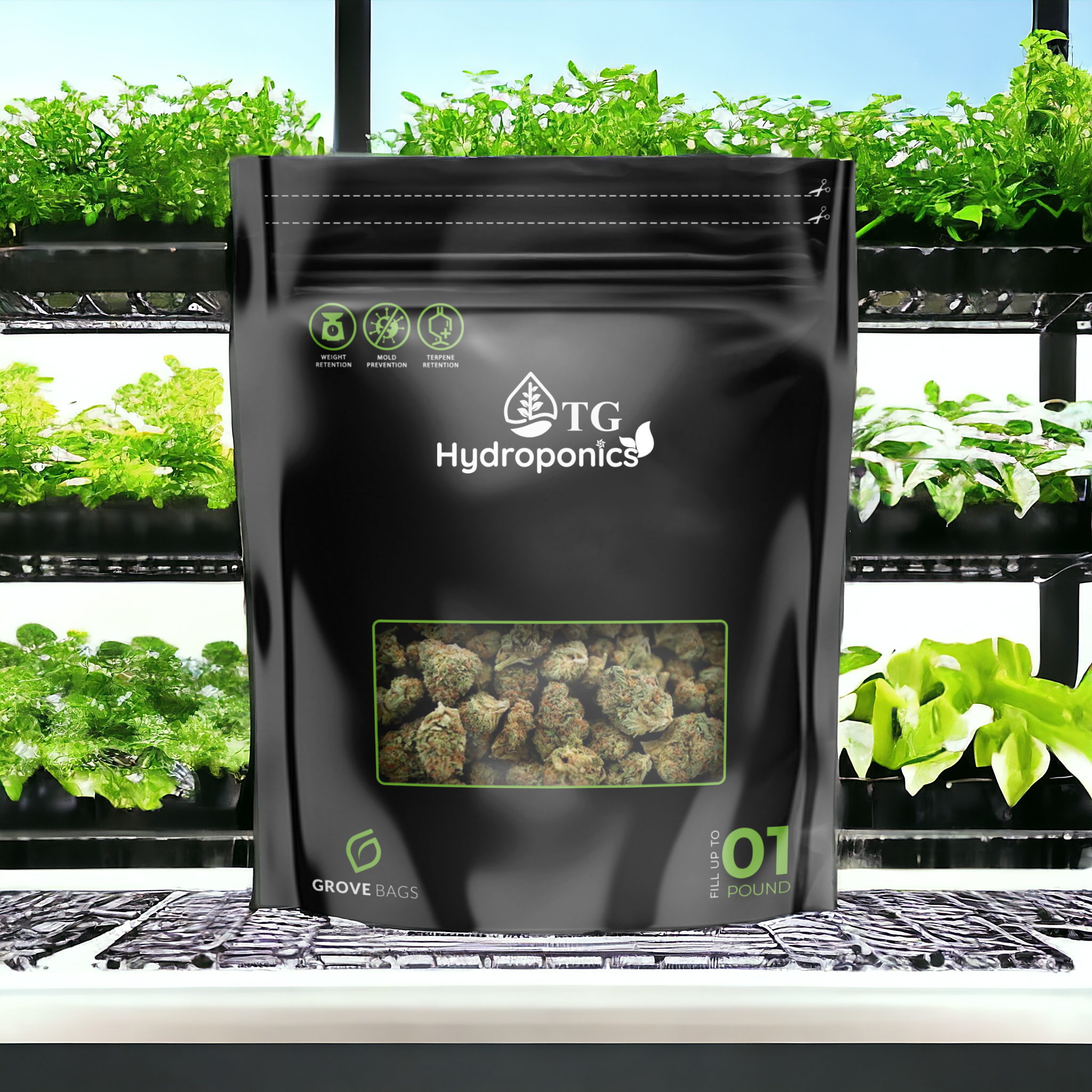 Grove bags Terploc Pouch with Viewing Window