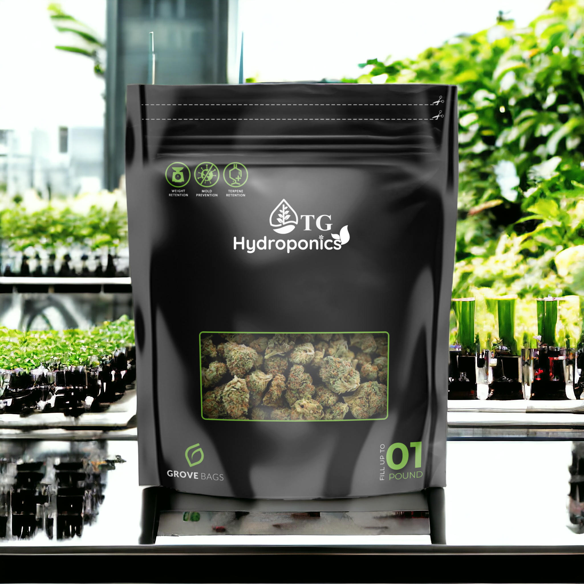 Grove bags Terploc Pouch with Viewing Window