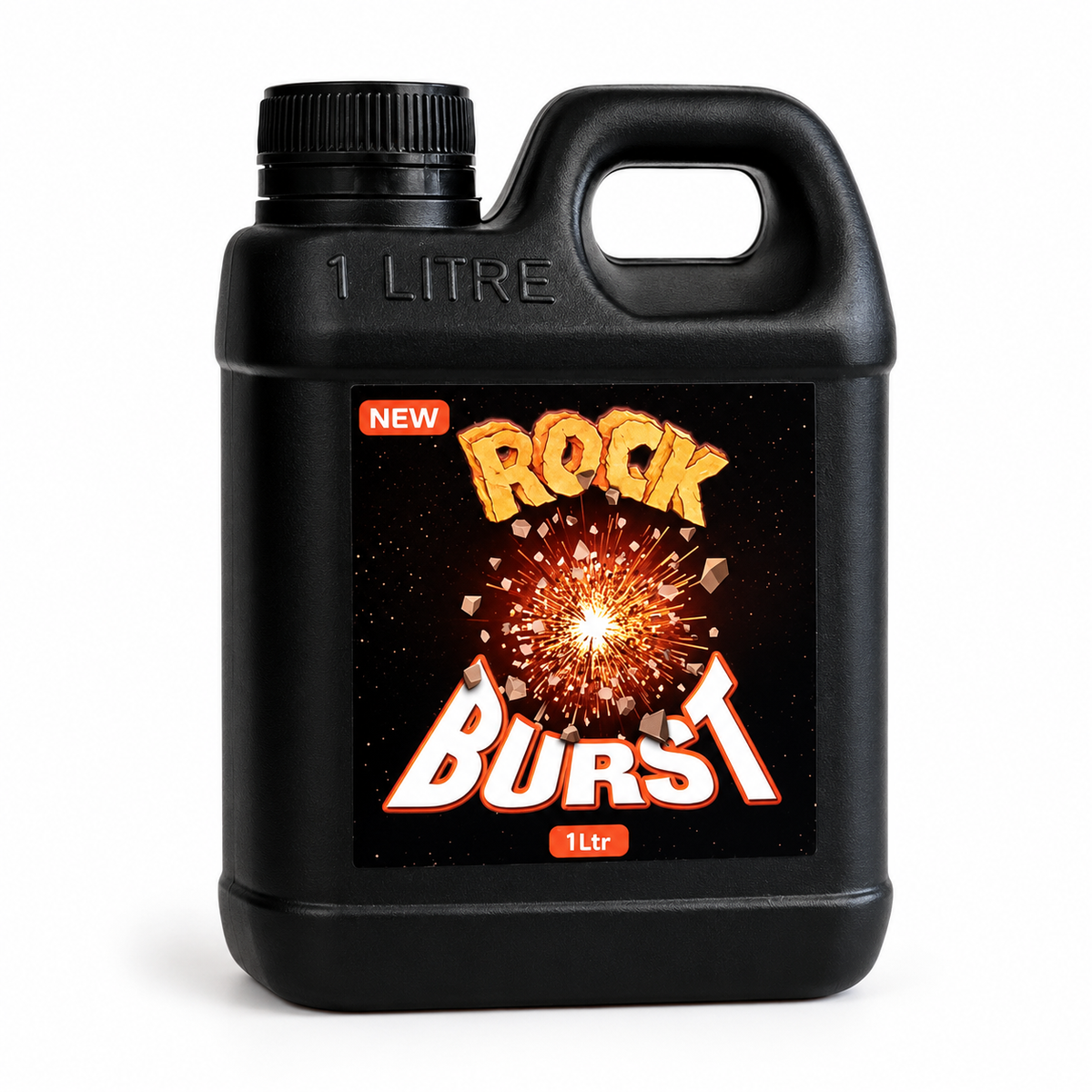 AI-created clean studio render of Rock Burst 1L on a white background, with no props, promotional text or store branding.