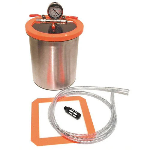 Stainless Steel 1.5 Gal/5.5 L Vacuum Kit