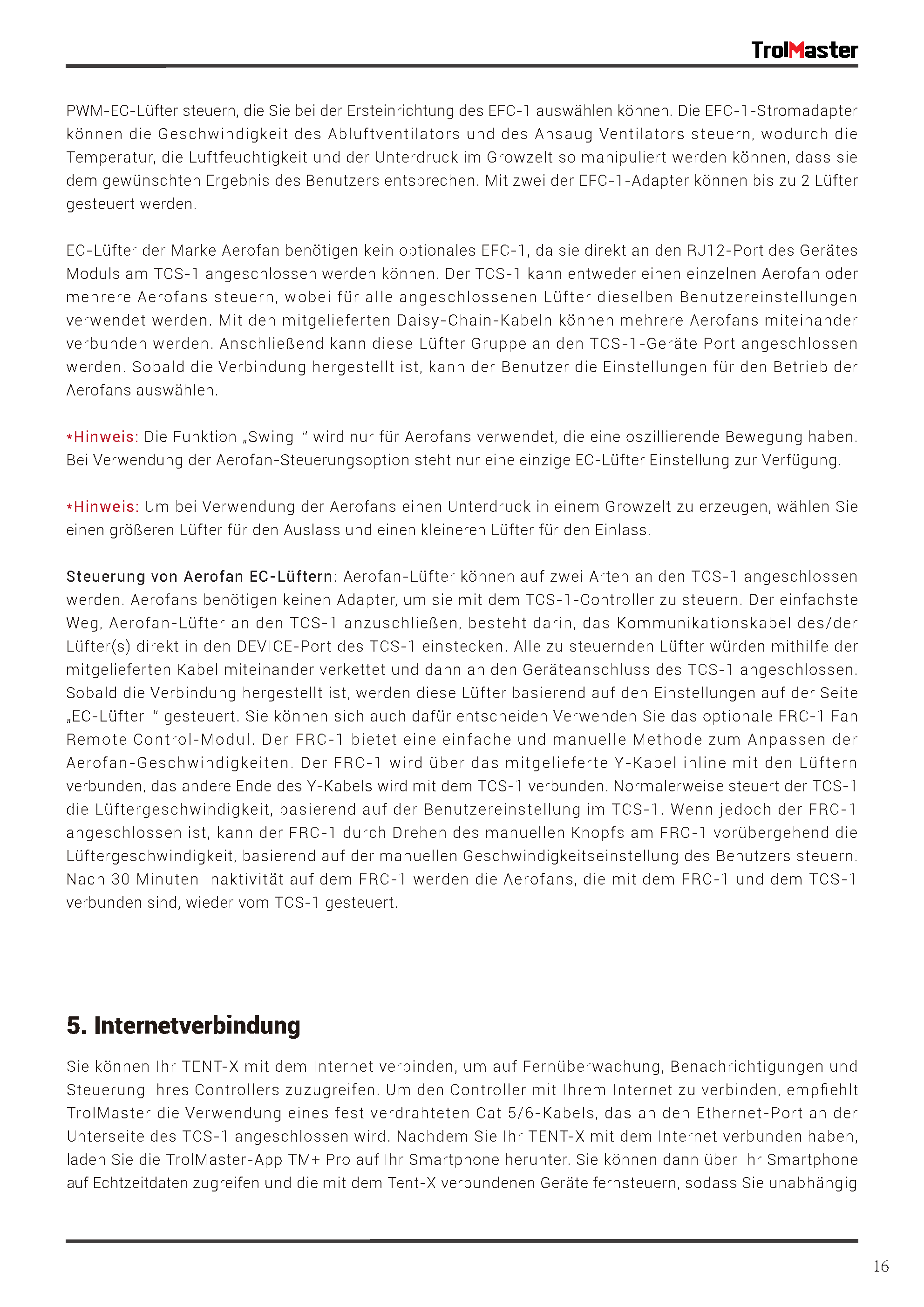 TrolMaster Tent X Control System TCS-1