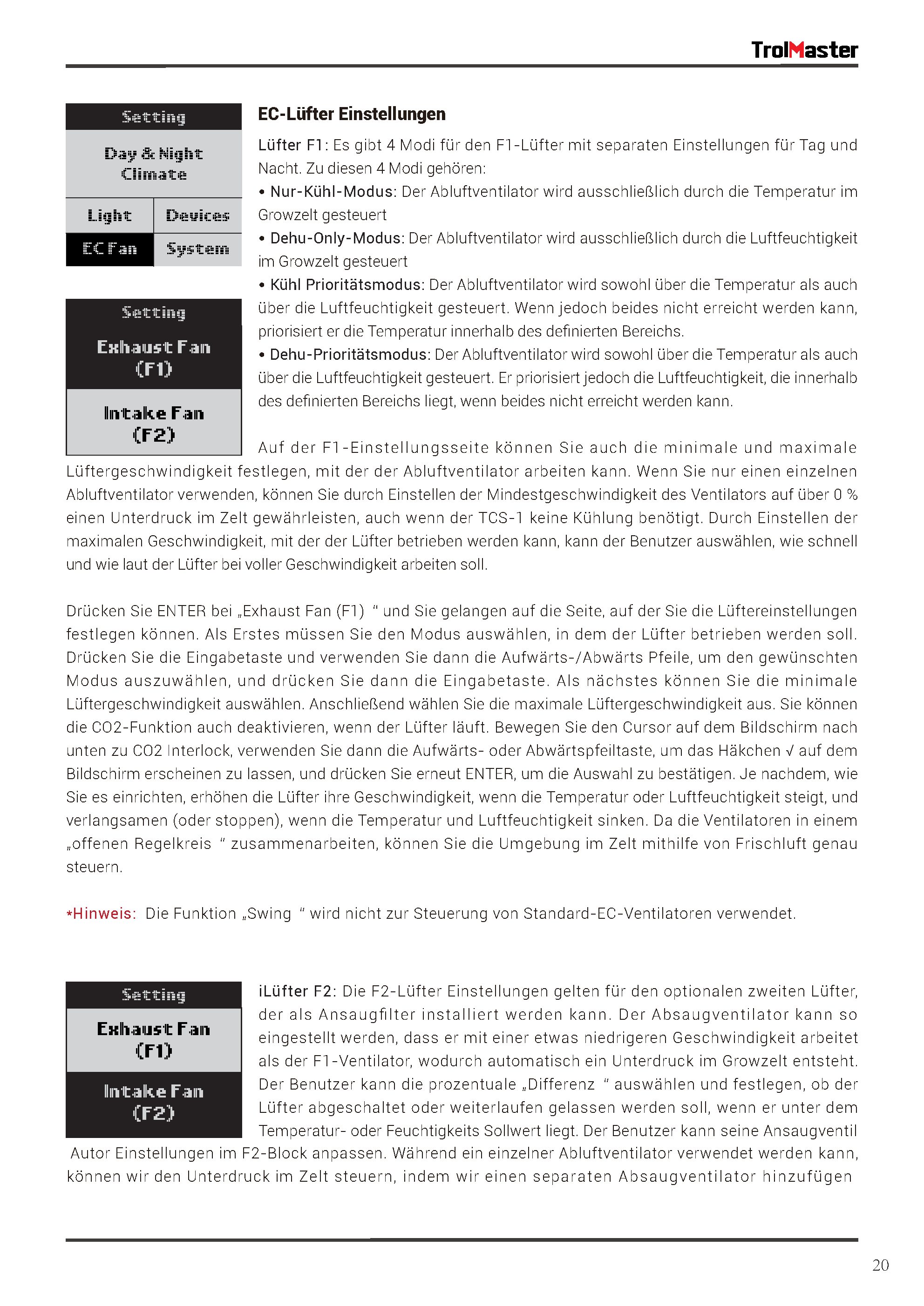 TrolMaster Tent X Control System TCS-1