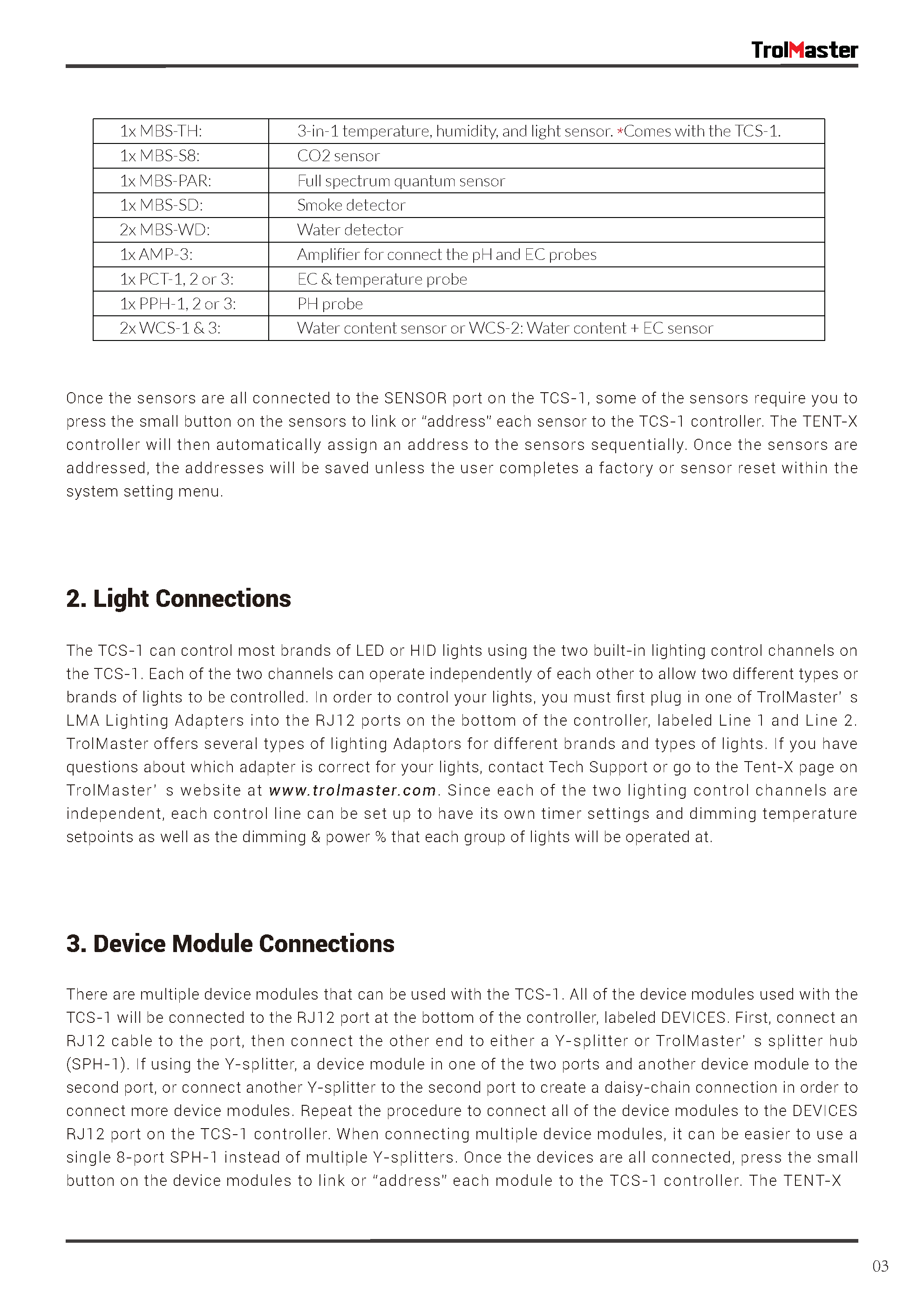 TrolMaster Tent X Control System TCS-1