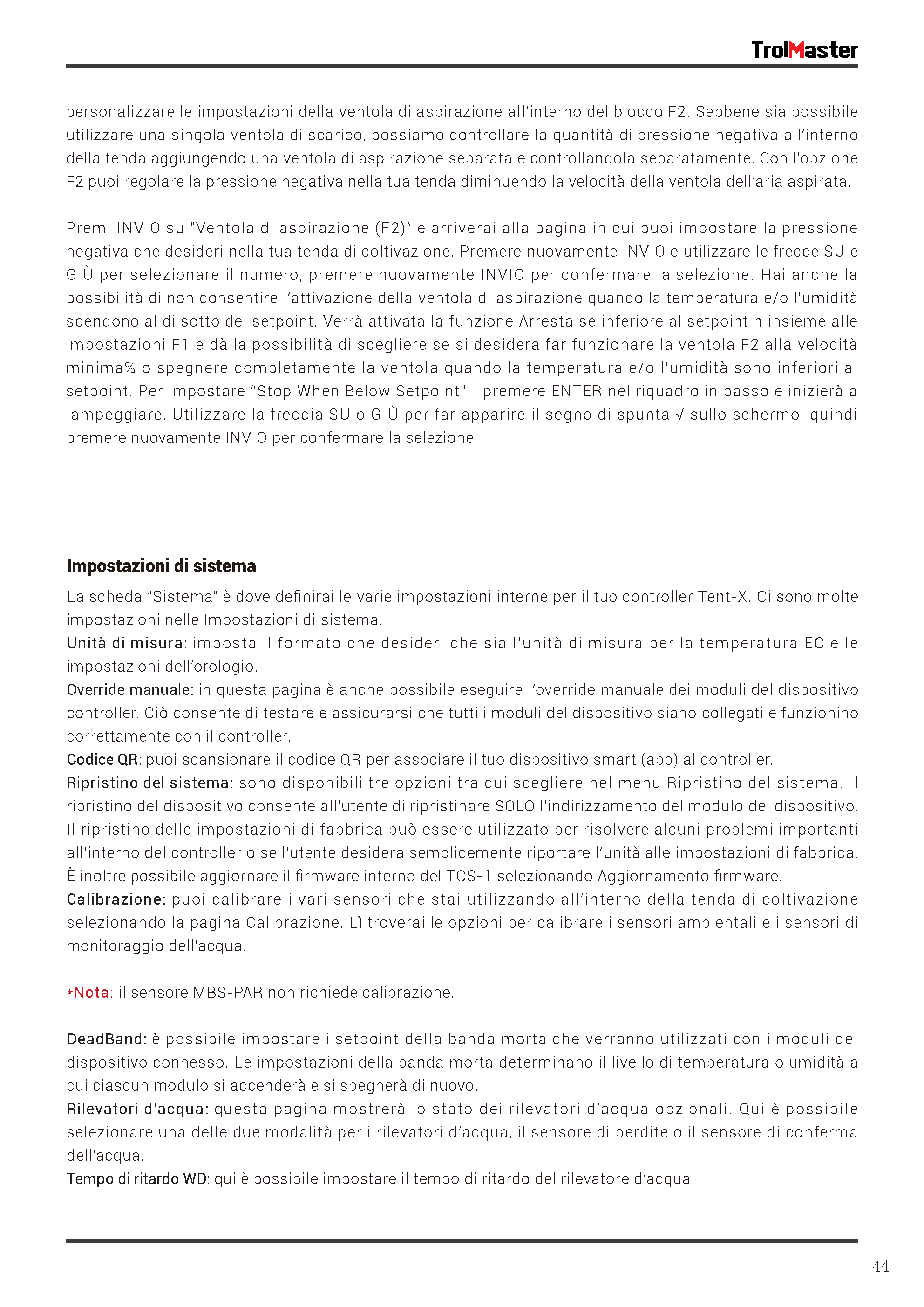 TrolMaster Tent X Control System TCS-1