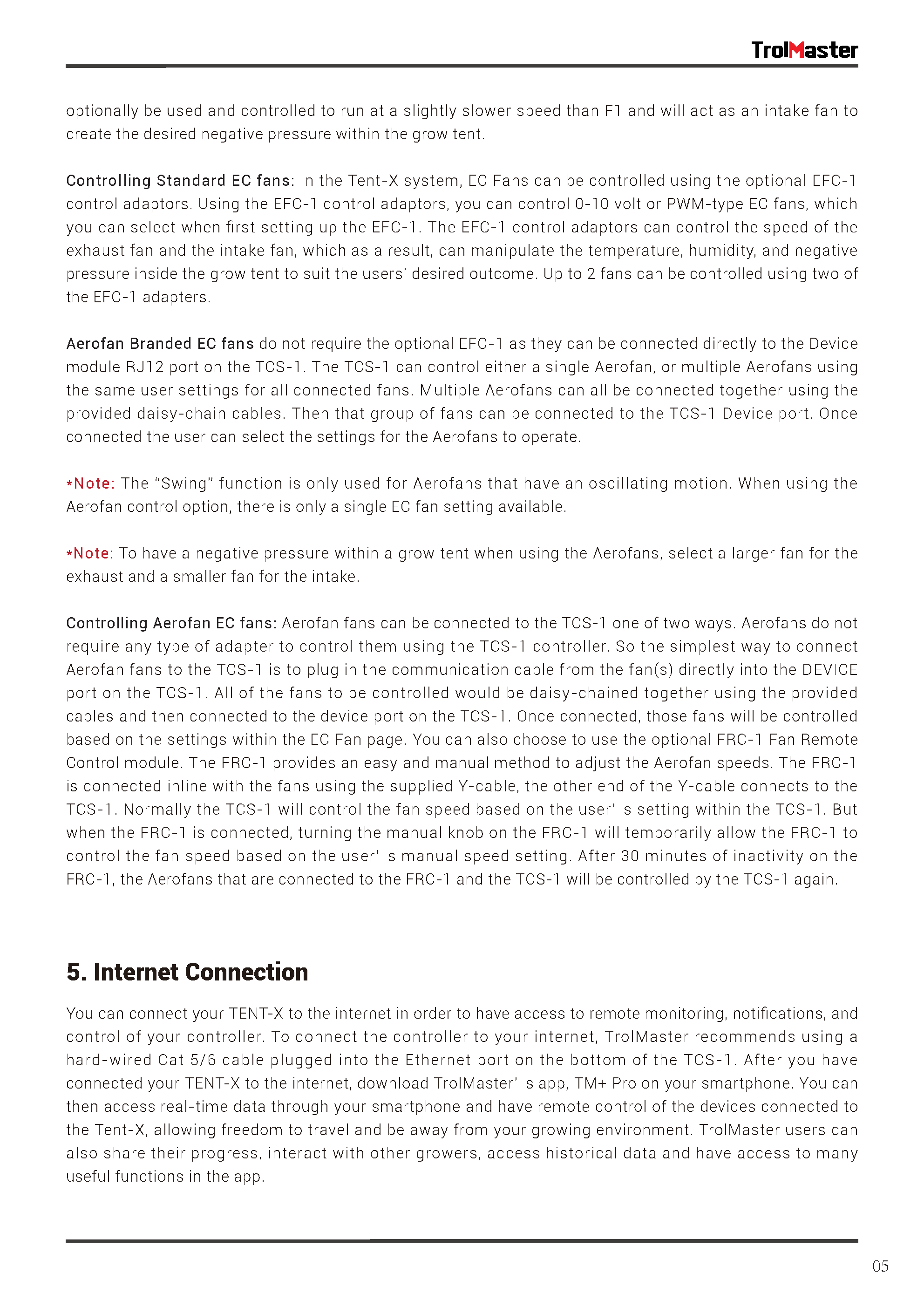 TrolMaster Tent X Control System TCS-1