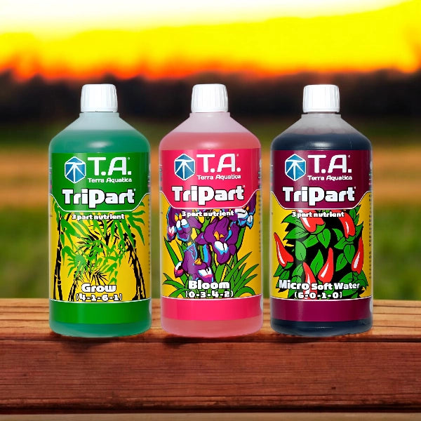 TERRA AQUATICA TRI PART FLORA SERIES STARTER KIT | GROW/BLOOM/MICRO