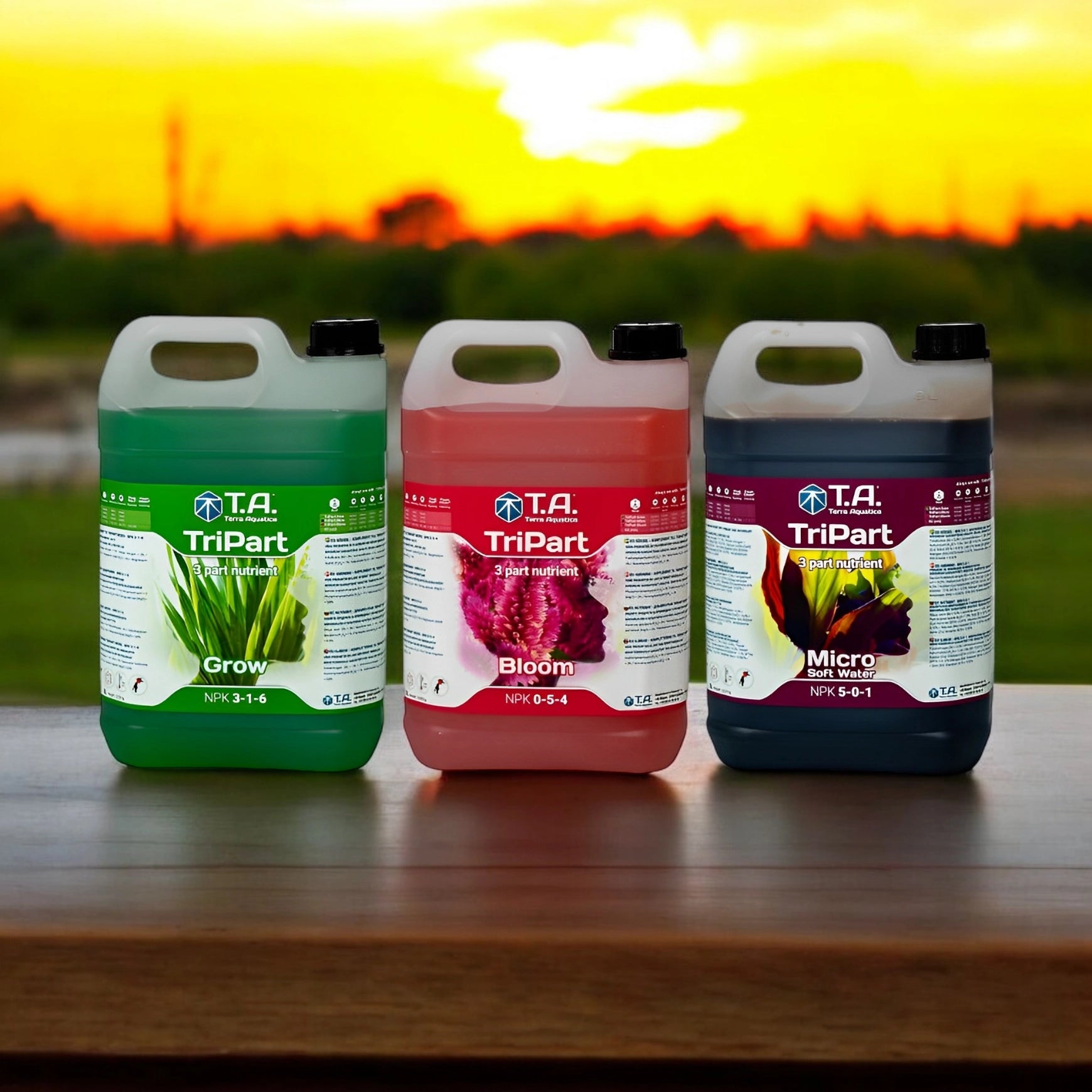 TERRA AQUATICA TRI PART FLORA SERIES STARTER KIT | GROW/BLOOM/MICRO