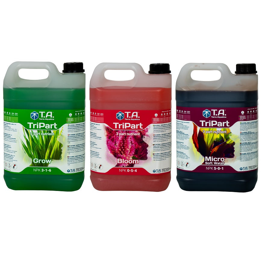 TERRA AQUATICA TRI PART FLORA SERIES STARTER KIT | GROW/BLOOM/MICRO