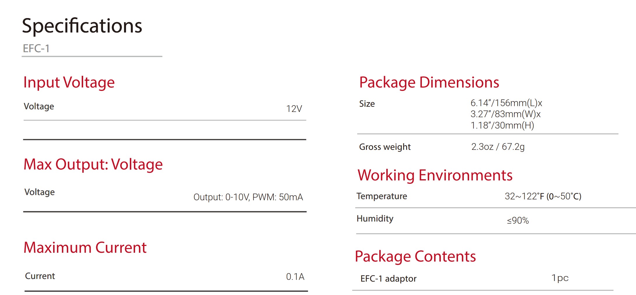 TrolMaster Tent X EC Fan Control Adaptor EFC-1