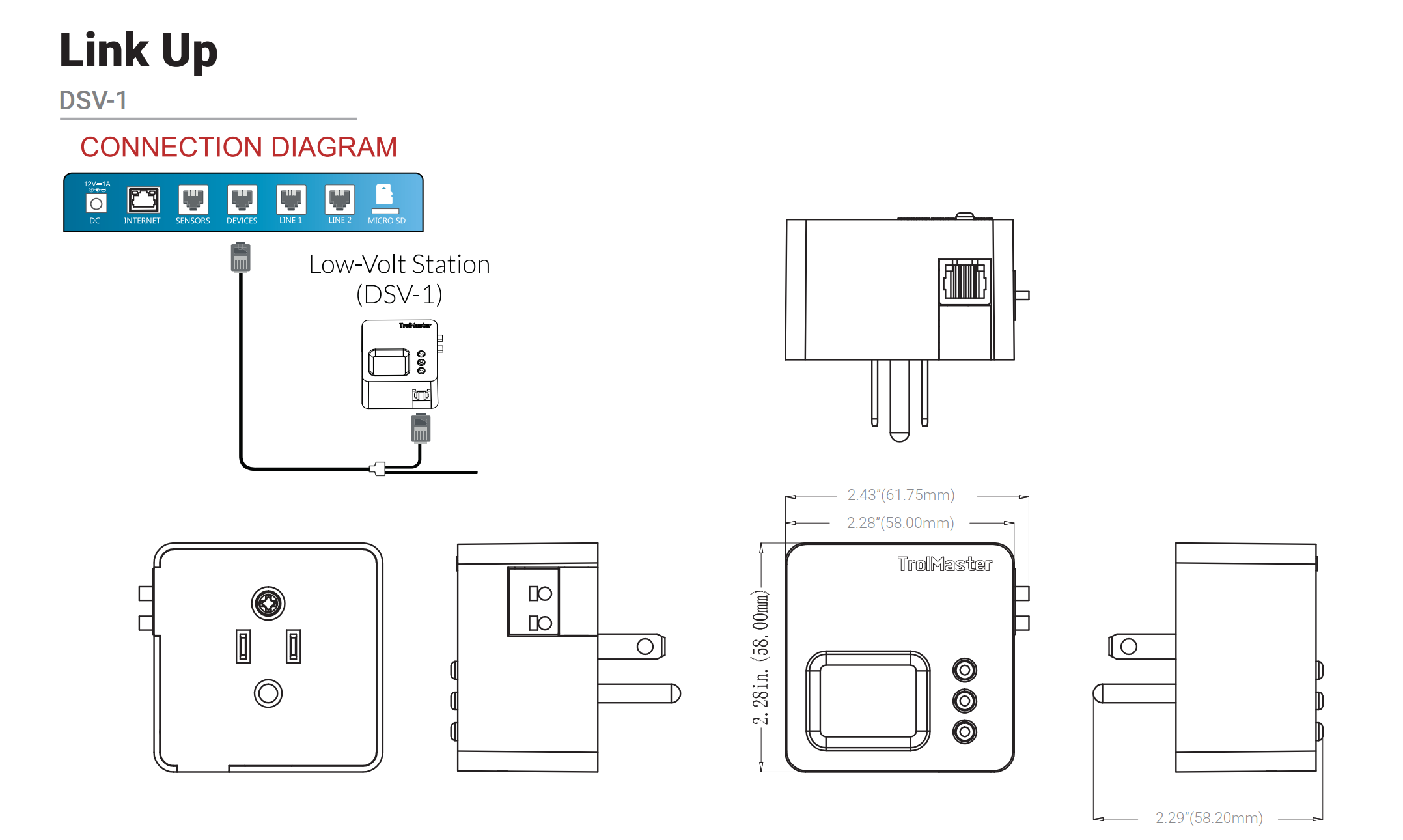 Trolmaster Hydro-X Low Volt Station DSV-1/DSV-2A