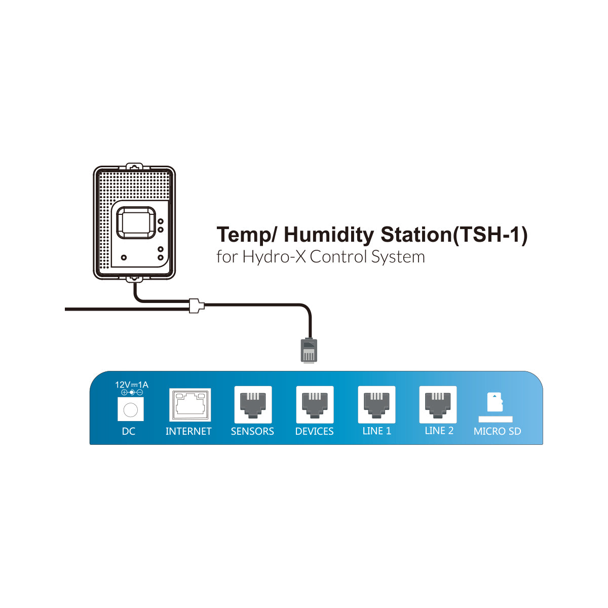 Trolmaster Hydro-X Temperature/Humidity Device Station TSH-1